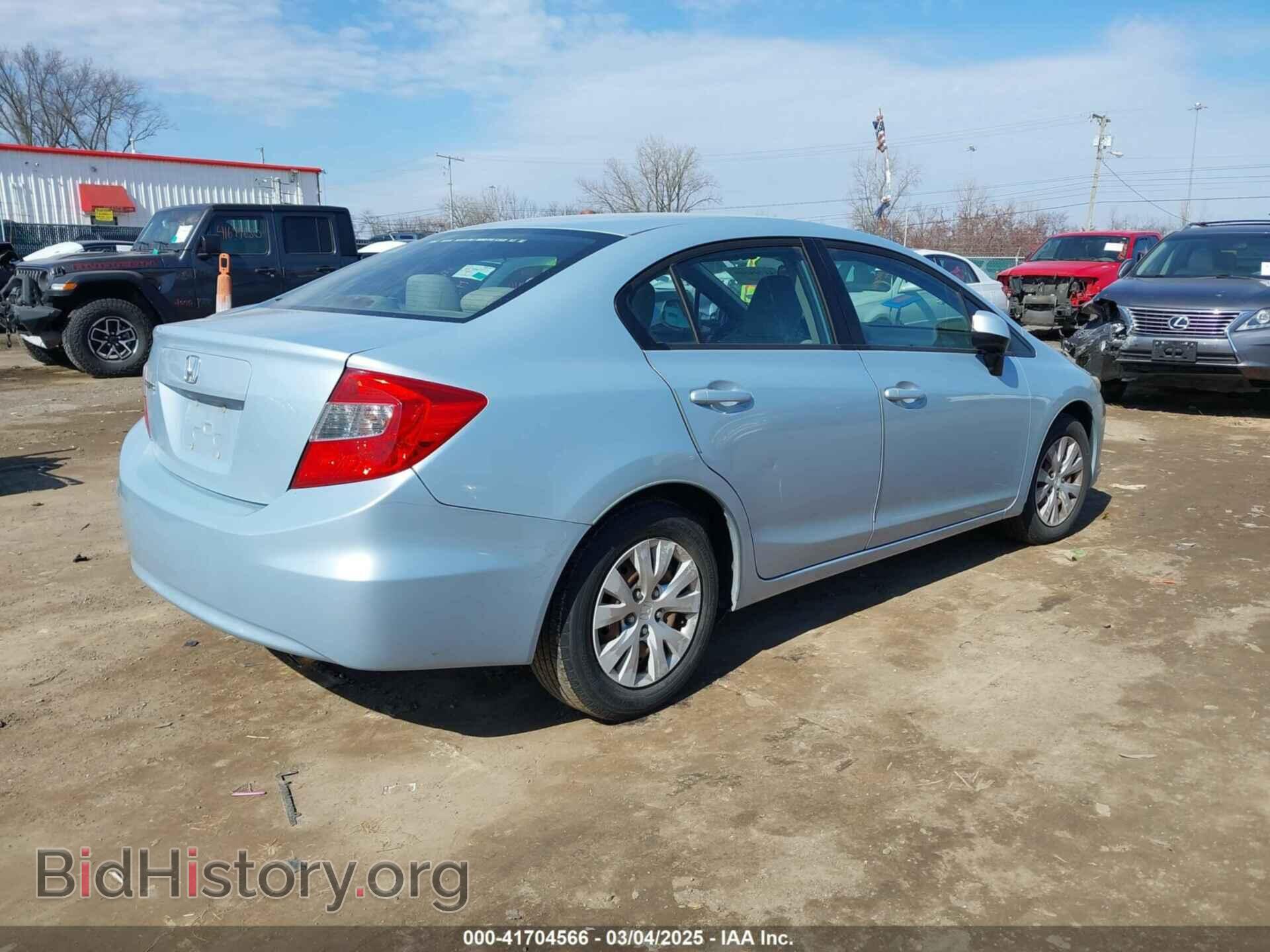 2012 HONDA CIVIC - VIN: 19XFB2F50CE028587 - Фото 4