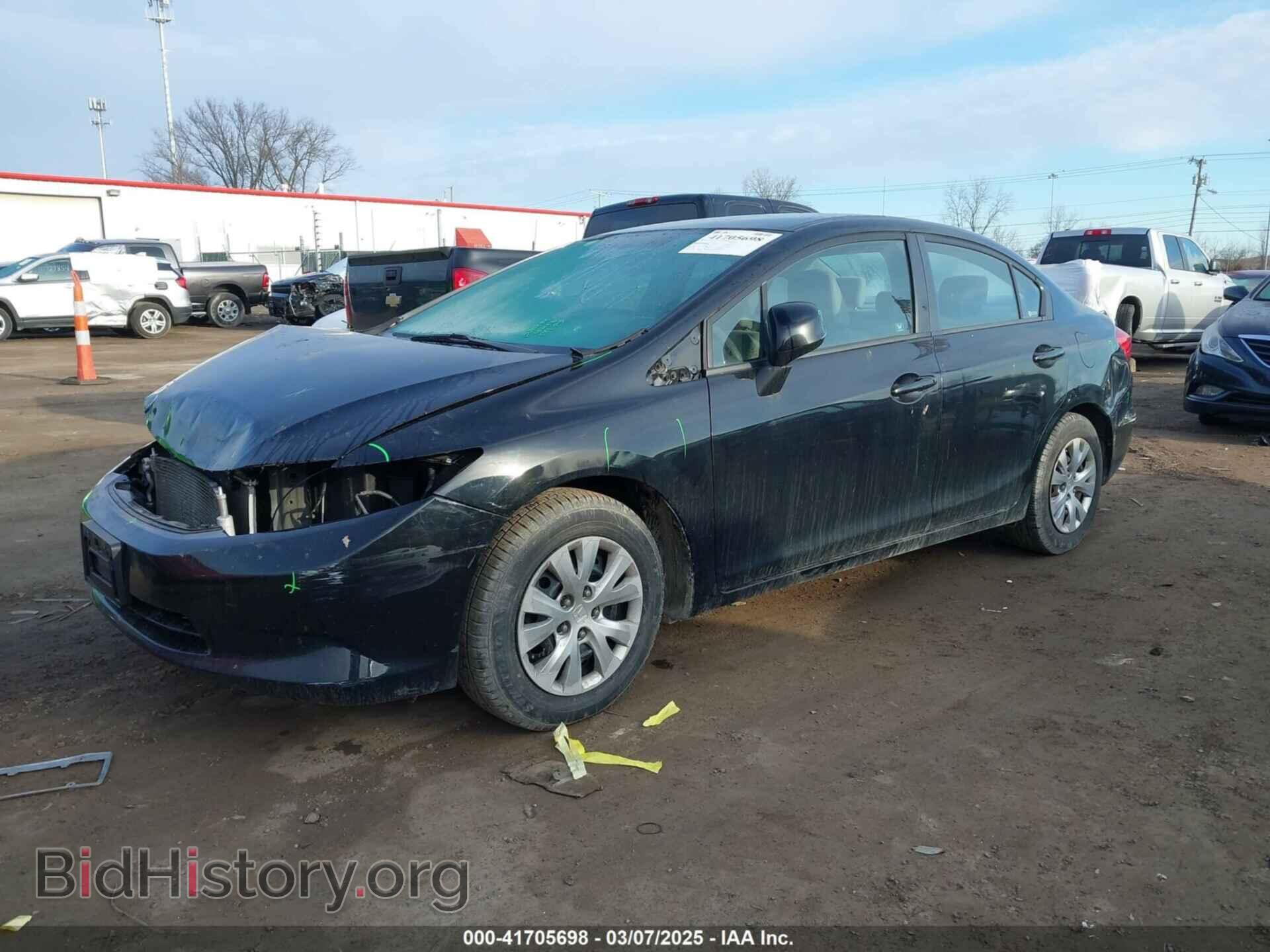 2012 HONDA CIVIC - VIN: 19XFB2F54CE109754 - Фото 2