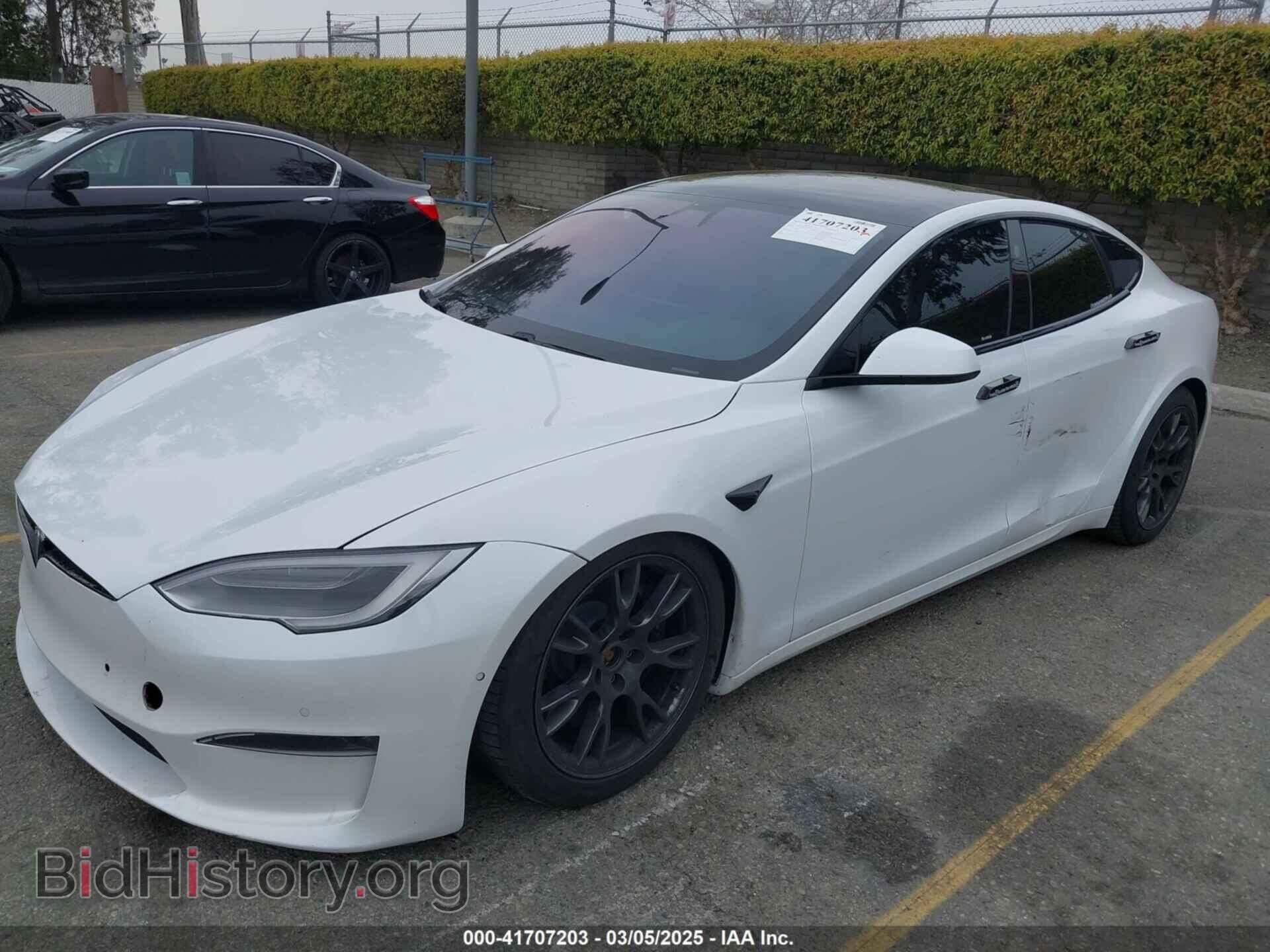 2021 TESLA MODEL S - VIN: 5YJSA1E60MF453678 - Фото 2