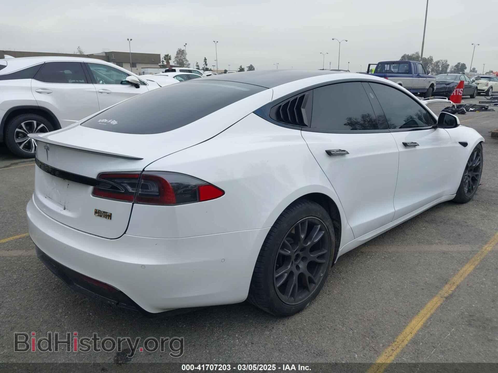 2021 TESLA MODEL S - VIN: 5YJSA1E60MF453678 - Фото 4