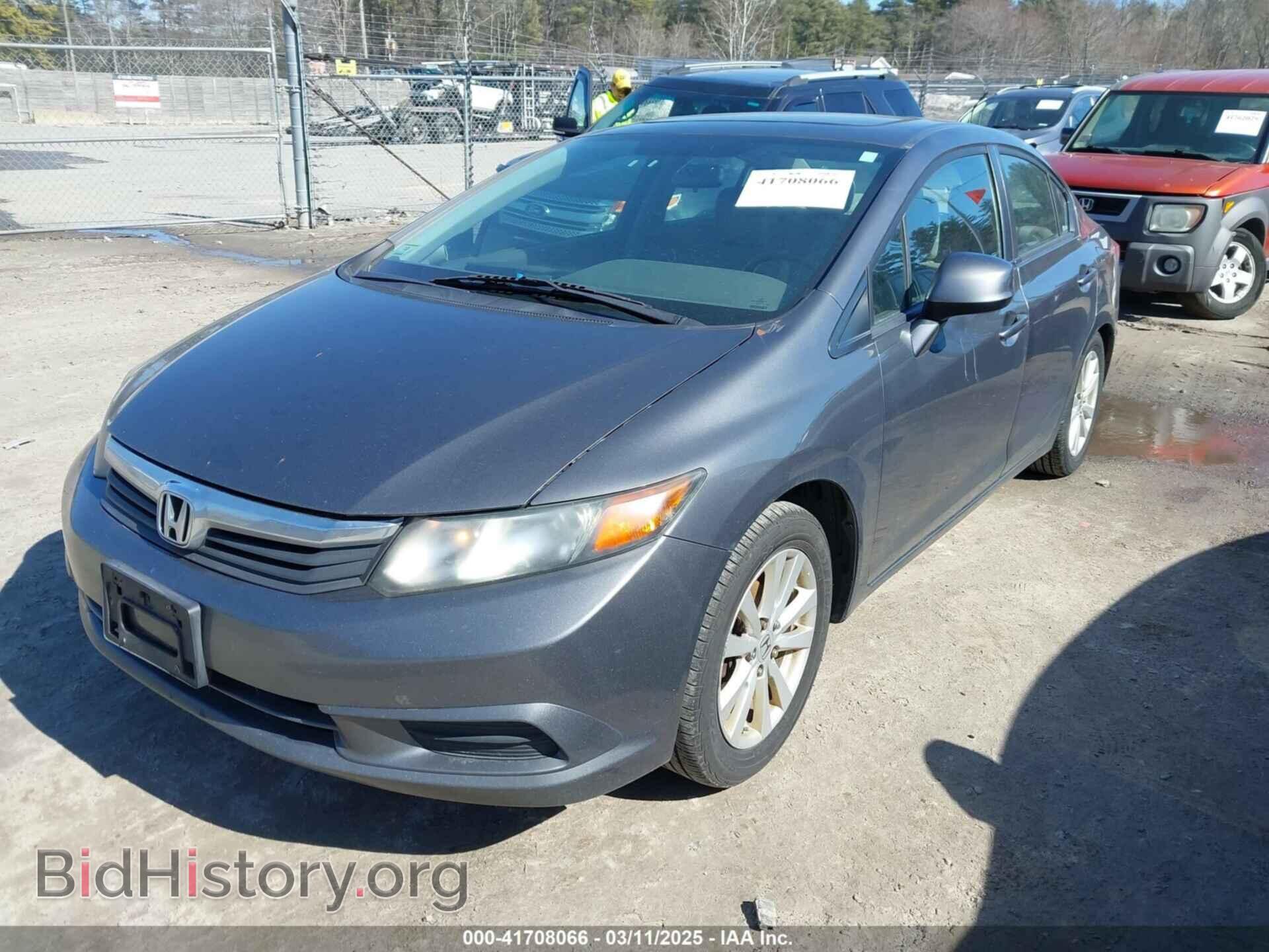 2012 HONDA CIVIC - VIN: 2HGFB2F95CH504843 - Фото 2