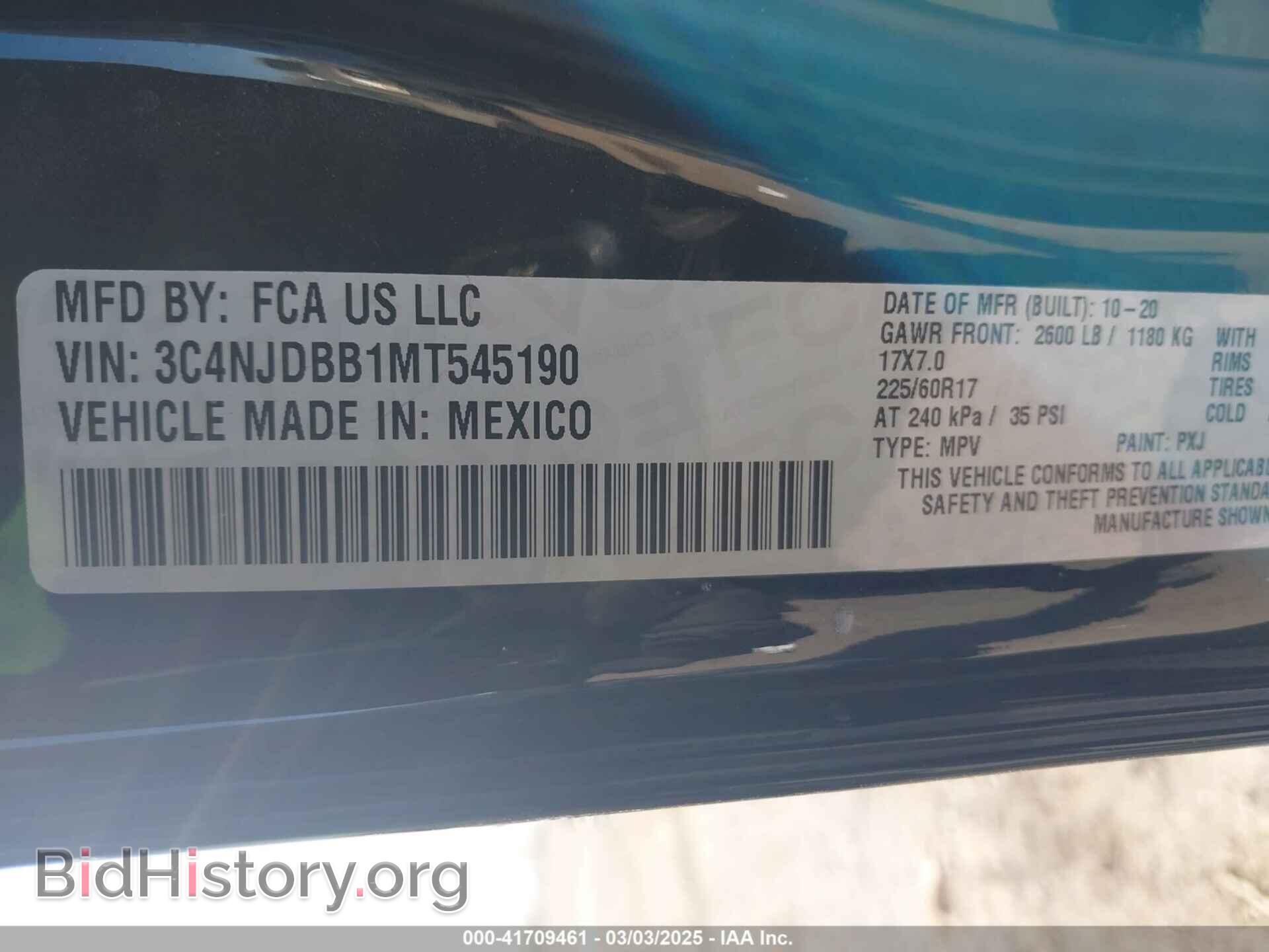 2021 JEEP COMPASS - VIN: 3C4NJDBB1MT545190 - Photo 9