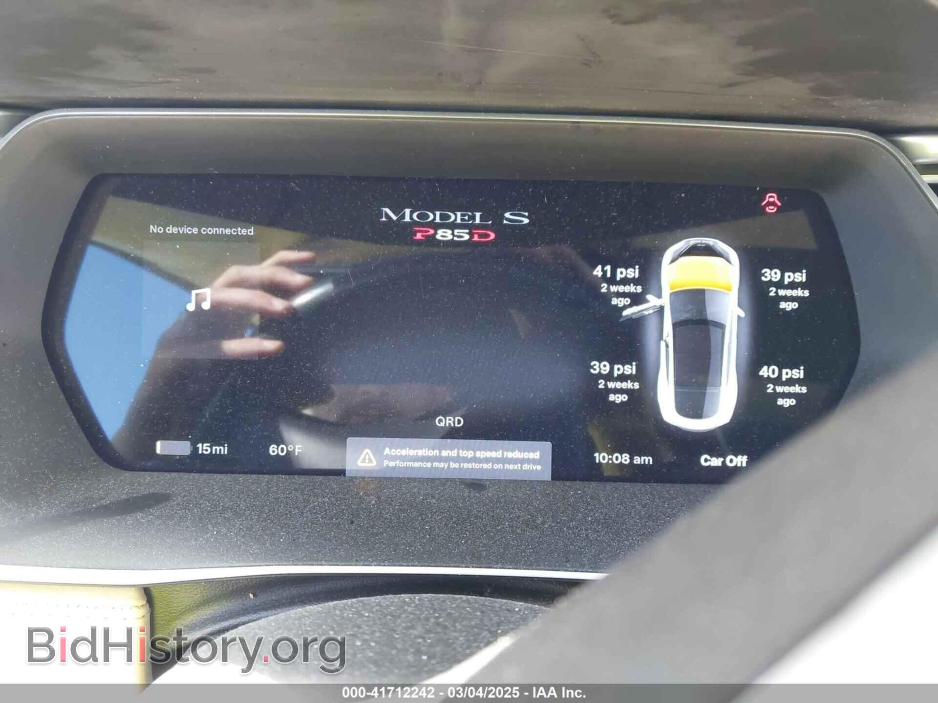 2015 TESLA MODEL S - VIN: 5YJSA1H48FF082038 - Photo 7