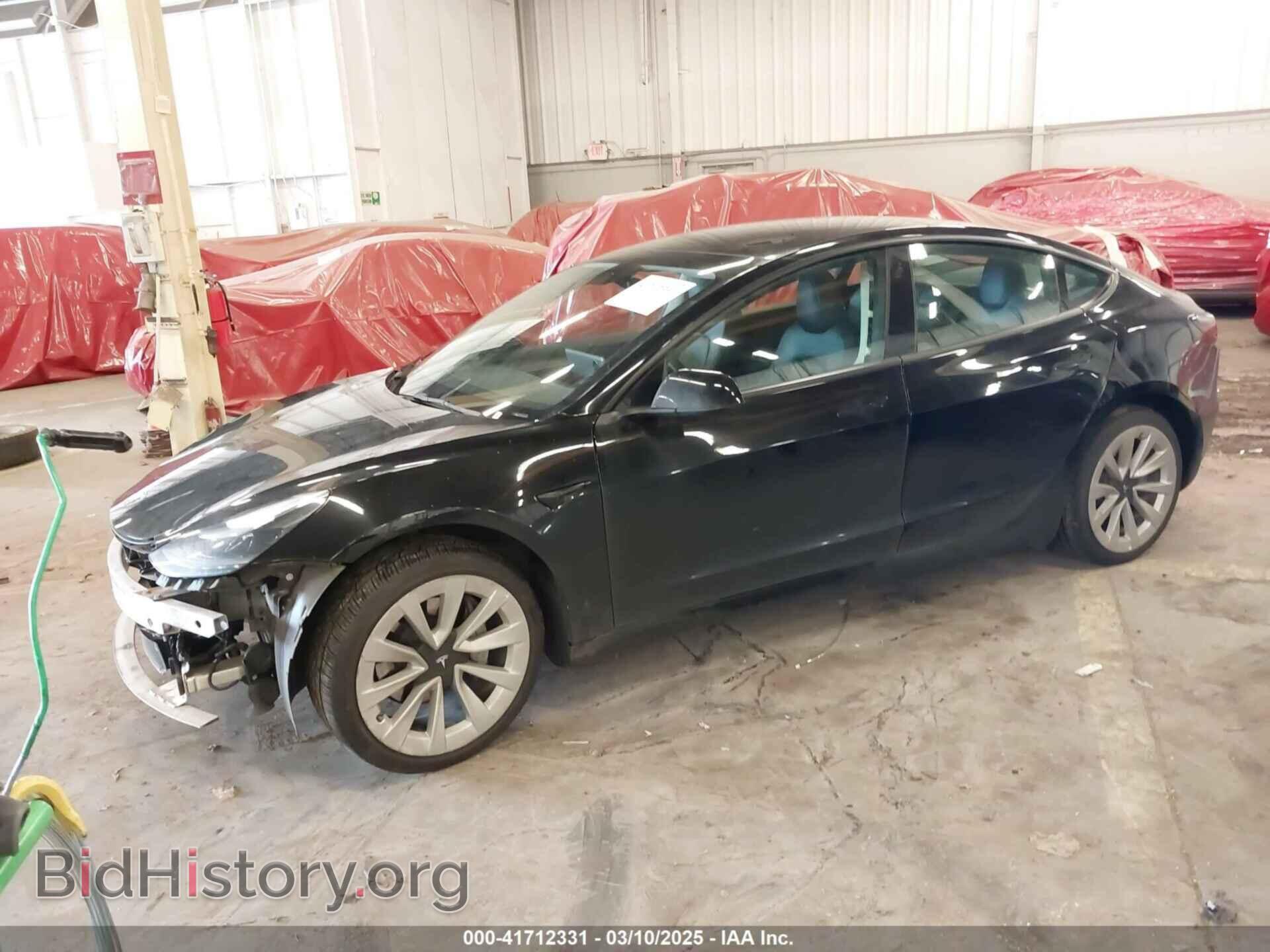 2022 TESLA MODEL 3 - VIN: 5YJ3E1EA4NF187113 - Фото 2