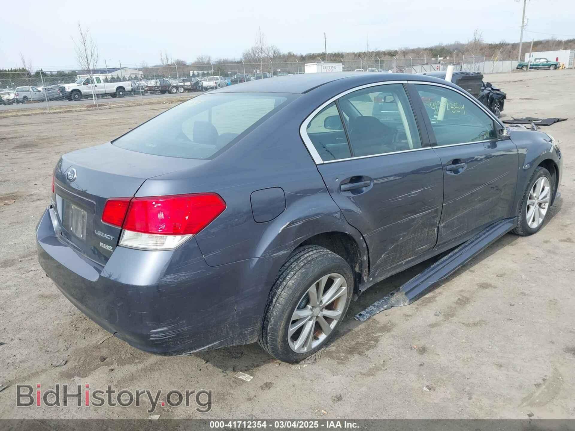 2014 SUBARU LEGACY - VIN: 4S3BMBA67E3025589 - Фото 4