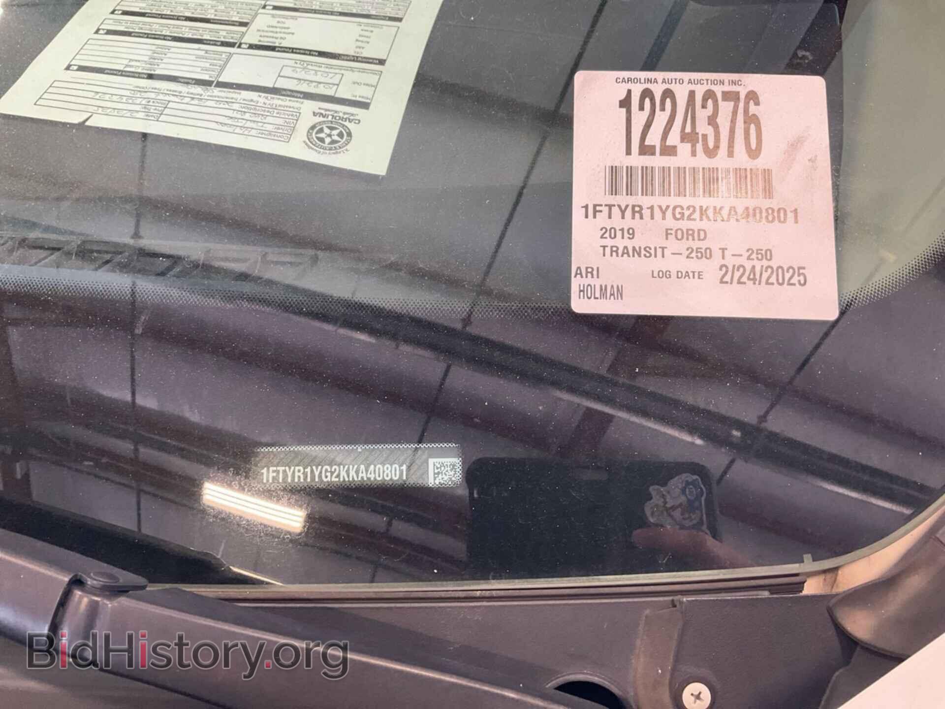 2019 FORD TRANSIT - VIN: 1FTYR1YG2KKA40801 - Фото 6