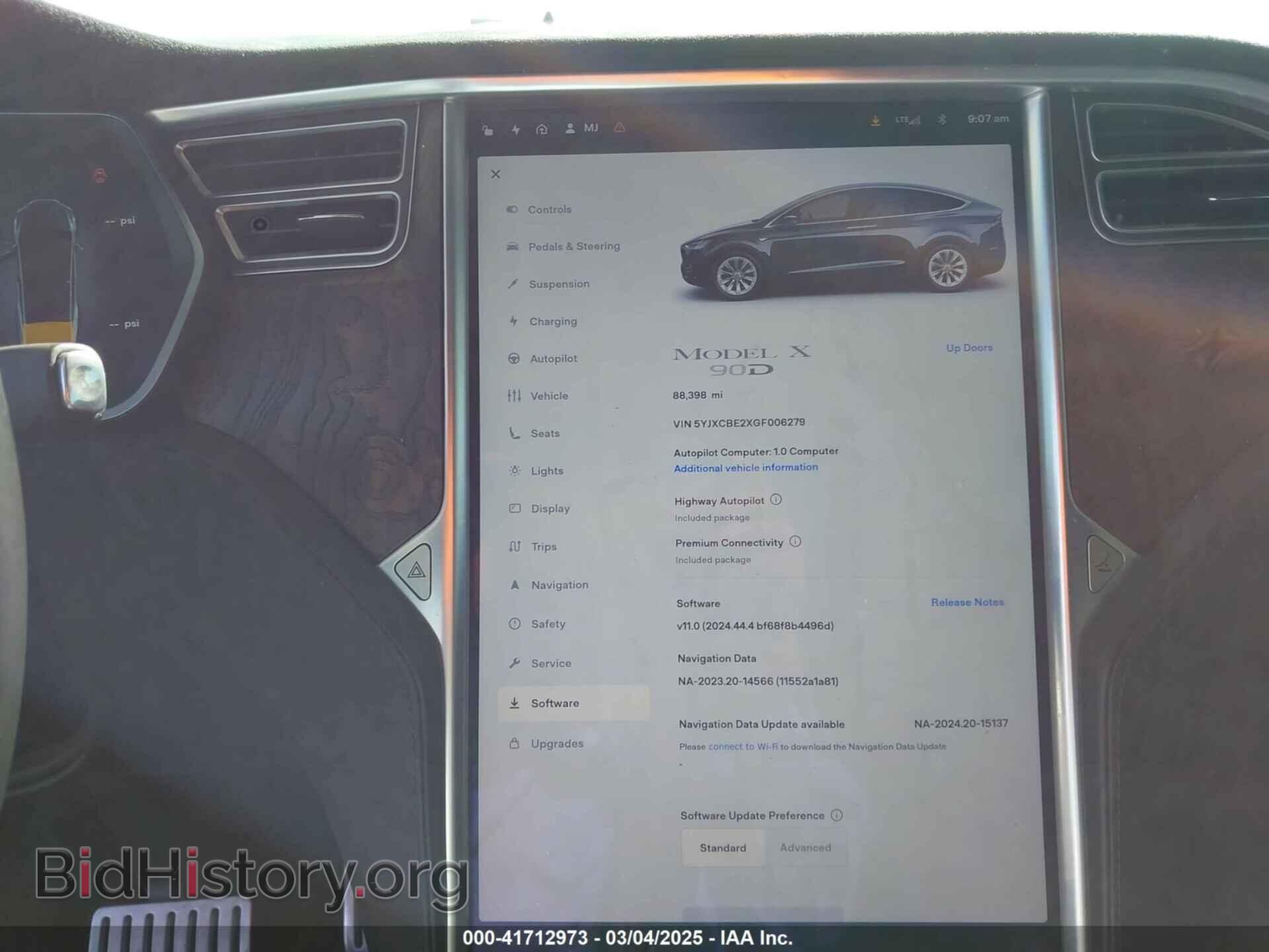 2016 TESLA MODEL X - VIN: 5YJXCBE2XGF006279 - Фото 7