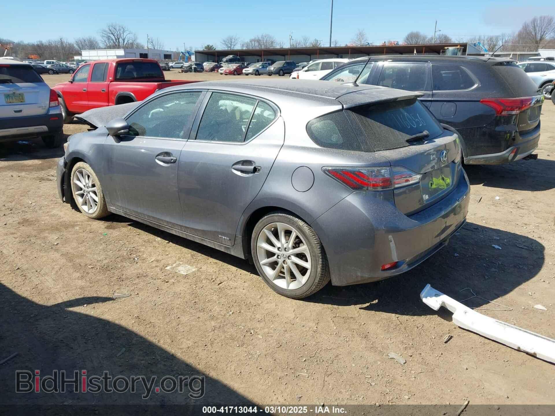 2012 LEXUS CT 200H - VIN: JTHKD5BH7C2116056 - Фото 3