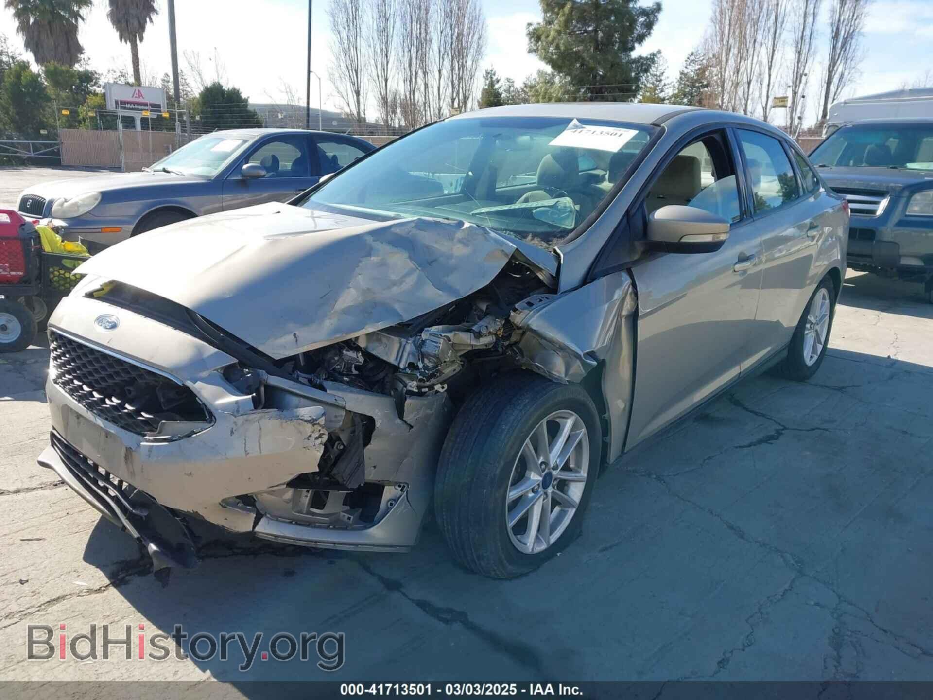 2016 FORD FOCUS - VIN: 1FADP3F29GL365458 - Фото 2