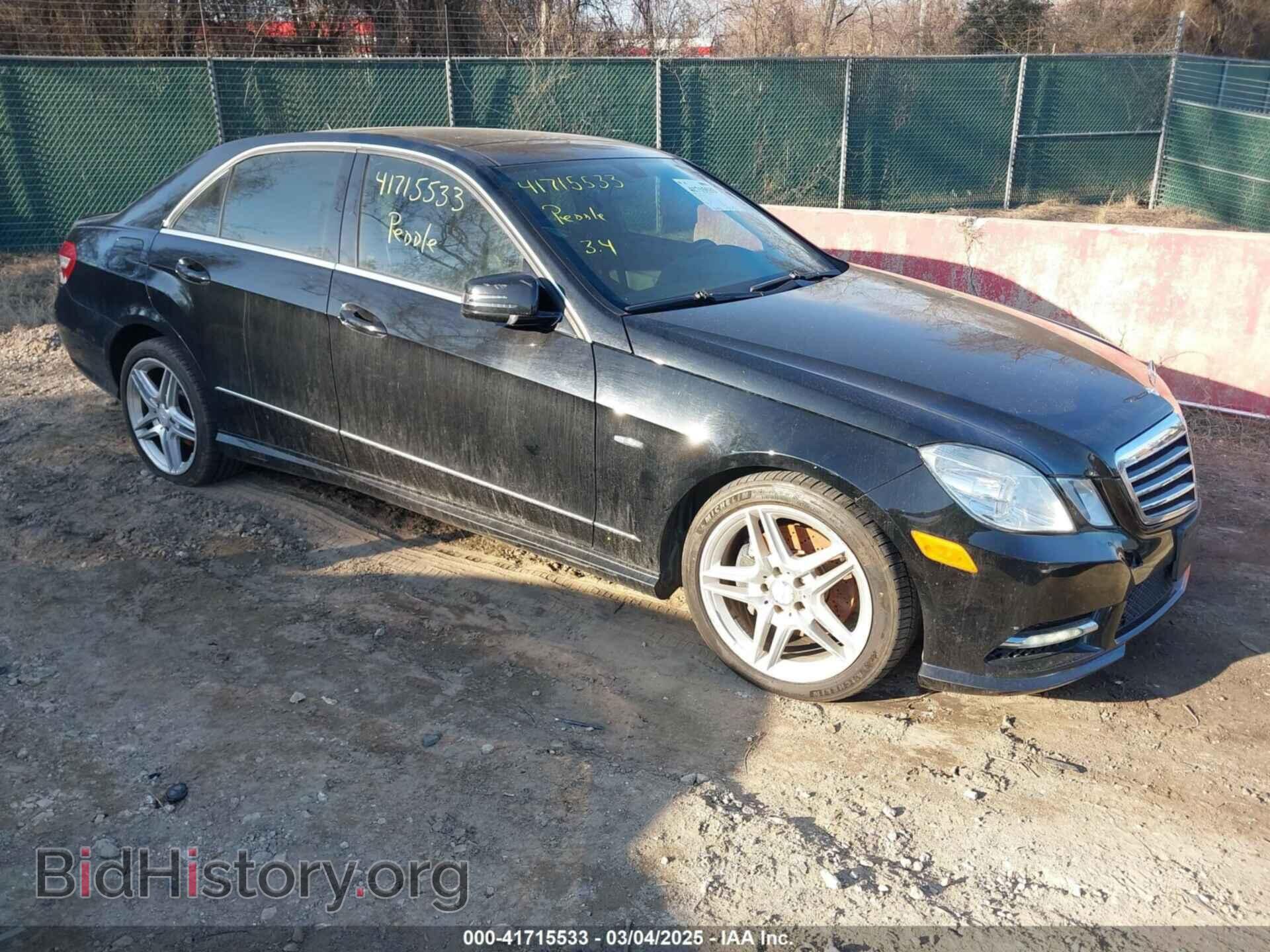 Photo WDDHF8JB9CA656380 - MERCEDES-BENZ E 350 2012