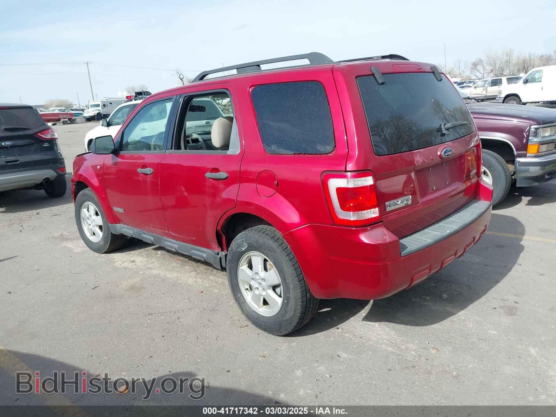 2008 FORD ESCAPE - VIN: 1FMCU93168KE59796 - Фото 3