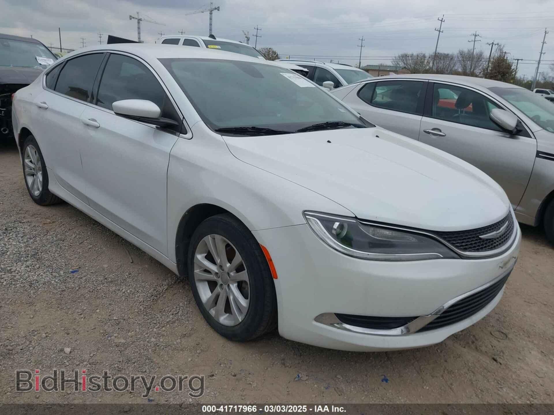 Фотография 1C3CCCAB3GN126666 - CHRYSLER 200 2016