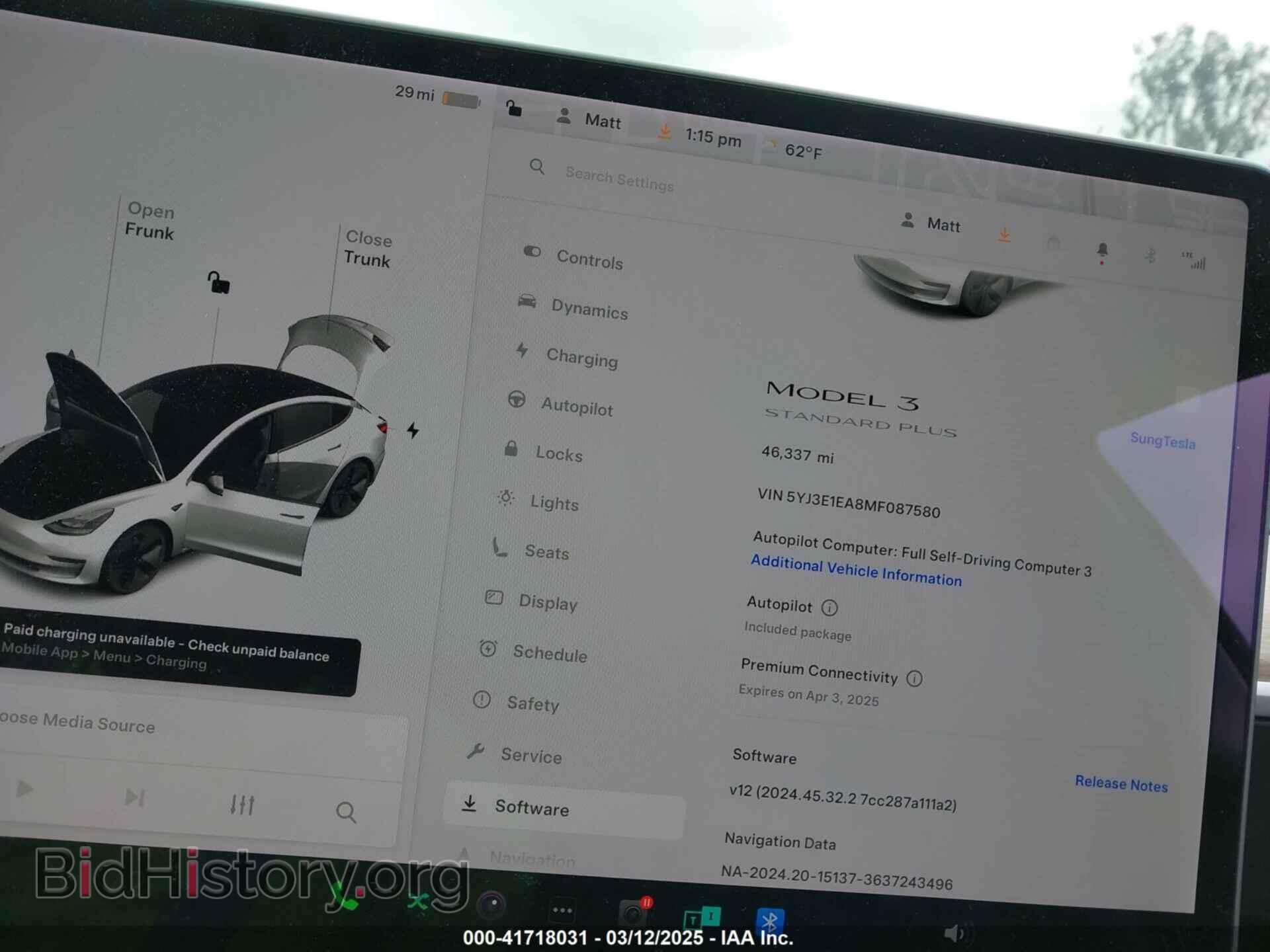 2021 TESLA MODEL 3 - VIN: 5YJ3E1EA8MF087580 - Photo 7