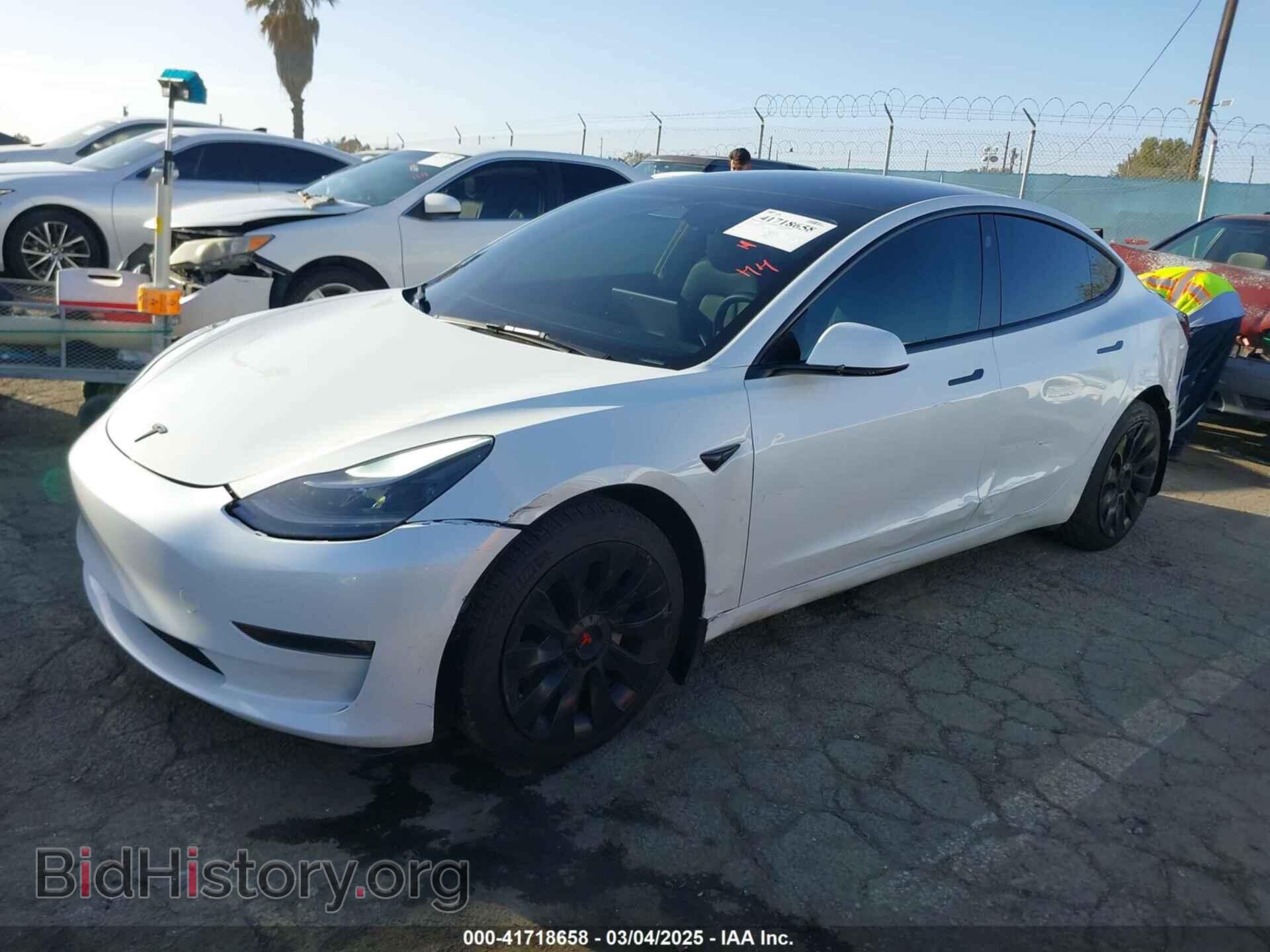 2023 TESLA MODEL 3 - VIN: 5YJ3E1EA0PF503352 - Фото 2