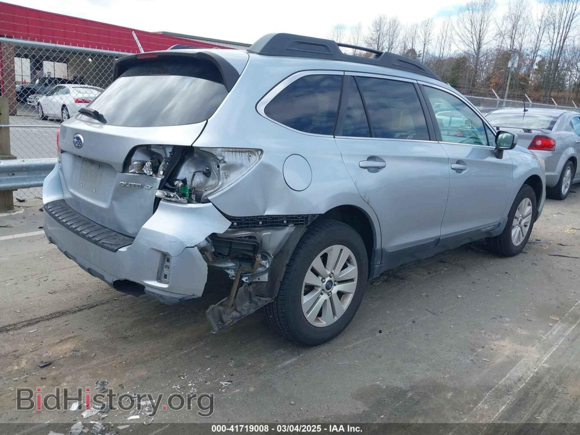 2015 SUBARU OUTBACK - VIN: 4S4BSBDC4F3328026 - Фото 4