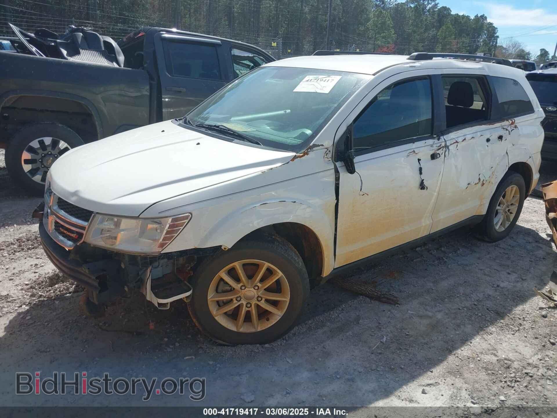 2015 DODGE JOURNEY - VIN: 3C4PDCBGXFT743971 - Фото 2