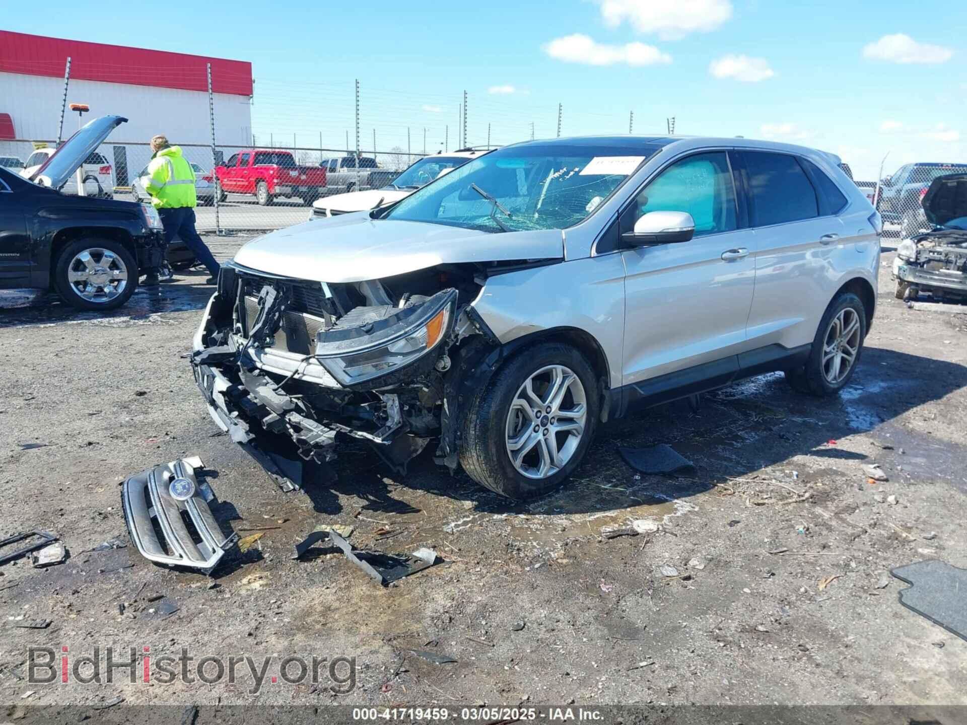 2016 FORD EDGE - VIN: 2FMPK4K87GBB12446 - Фото 2