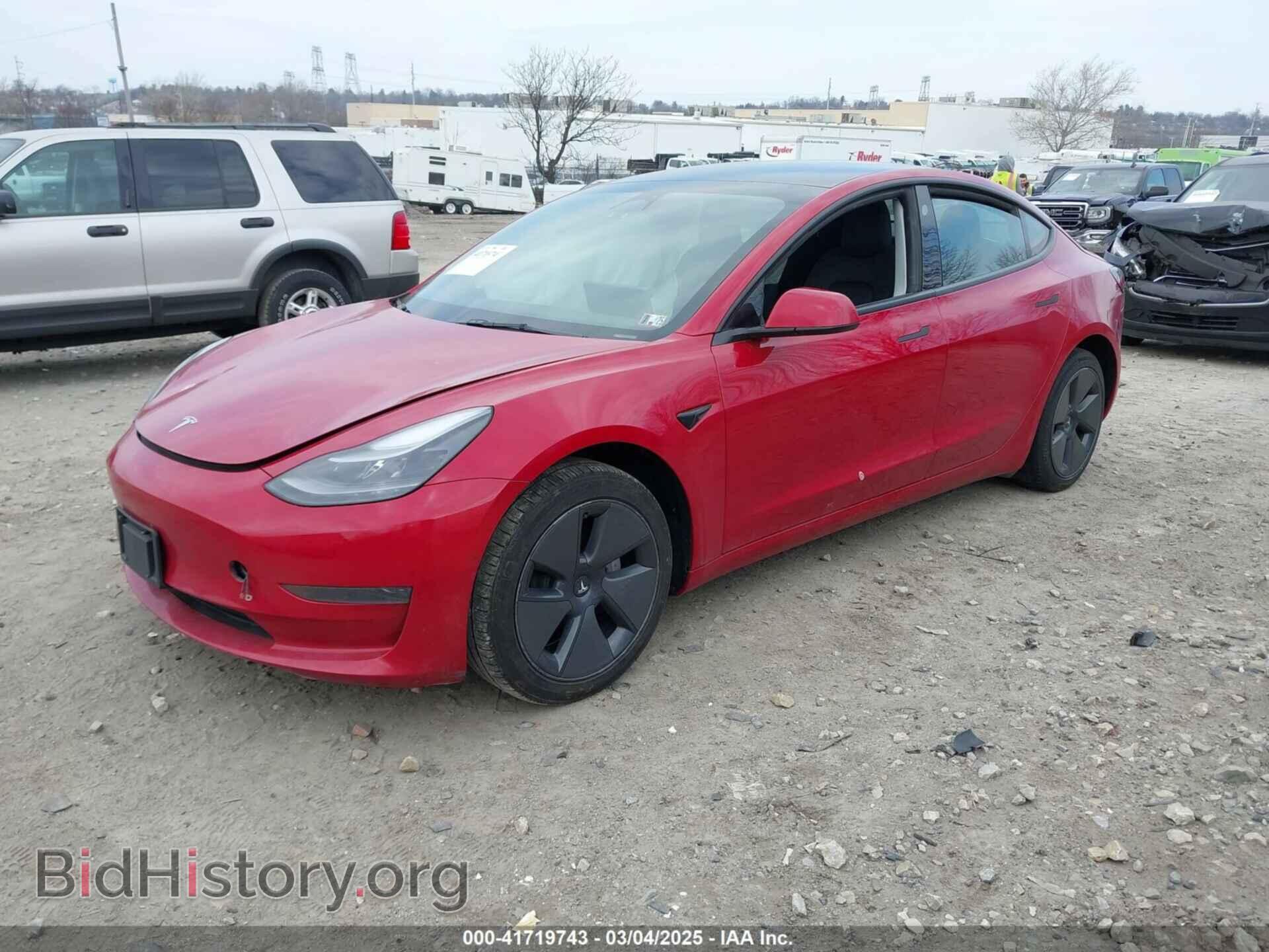 2022 TESLA MODEL 3 - VIN: 5YJ3E1EA3NF333128 - Фото 2