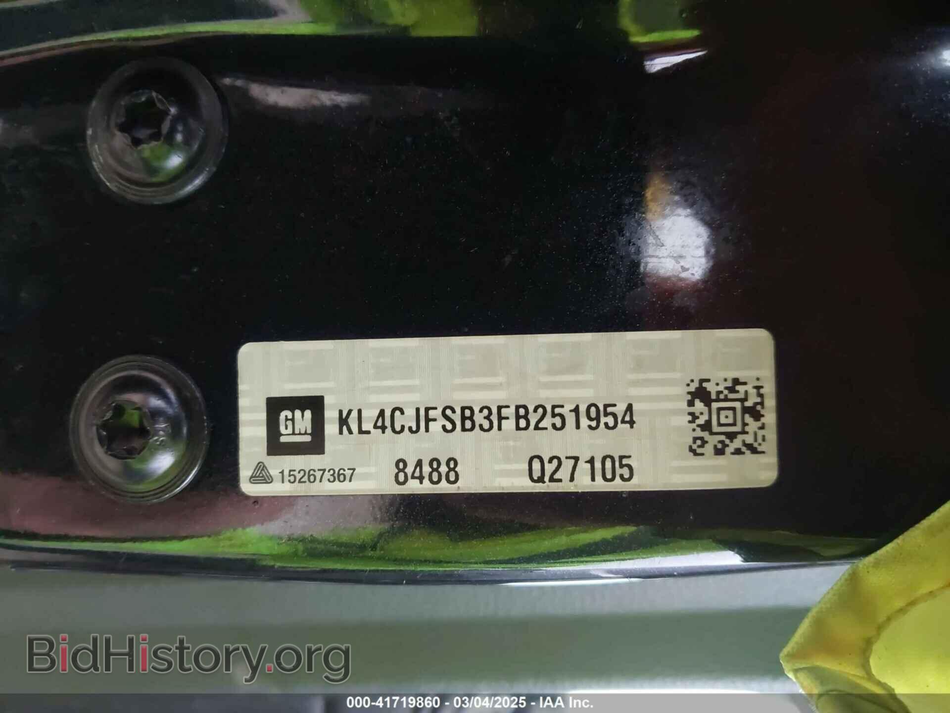 2015 BUICK ENCORE - VIN: KL4CJFSB3FB251954 - Фото 9