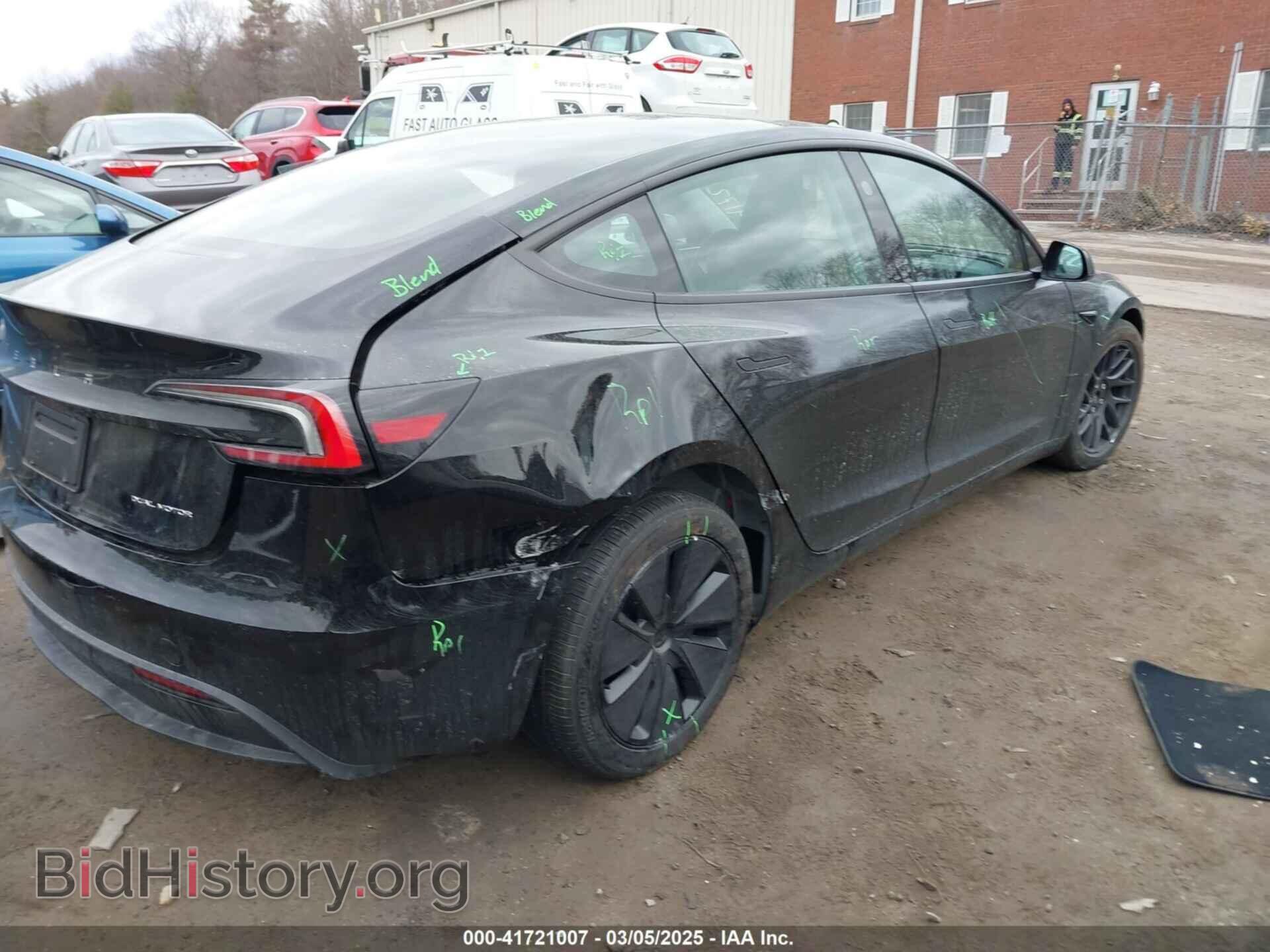 2024 TESLA MODEL 3 - VIN: 5YJ3E1EB2RF845235 - Фото 4