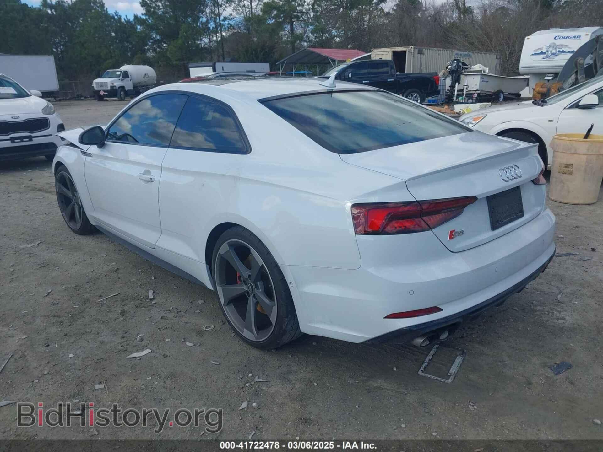 2019 AUDI S5 - VIN: WAUR4AF54KA005345 - Фото 3