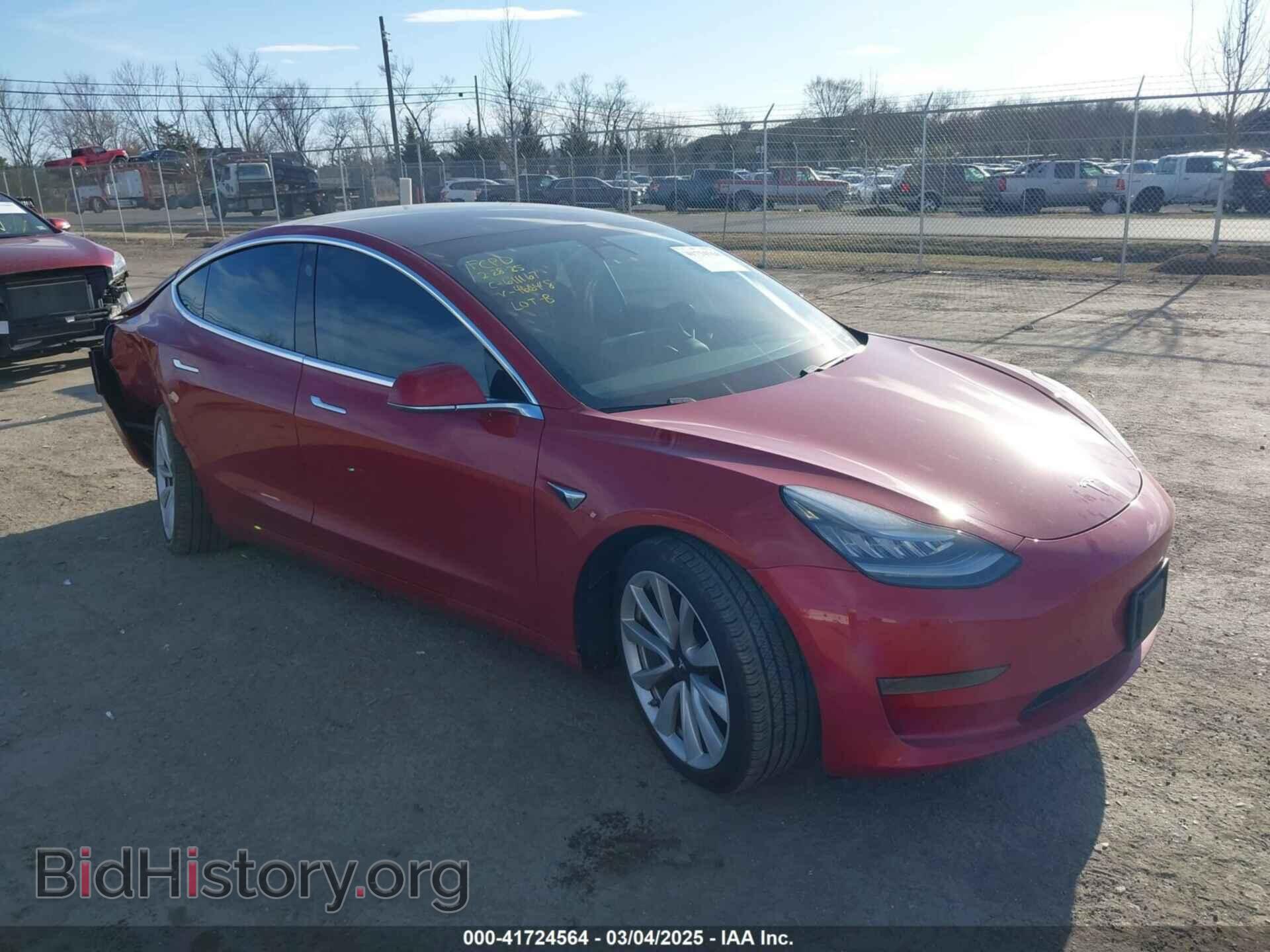 Photo 5YJ3E1EA3KF466418 - TESLA MODEL 3 2019