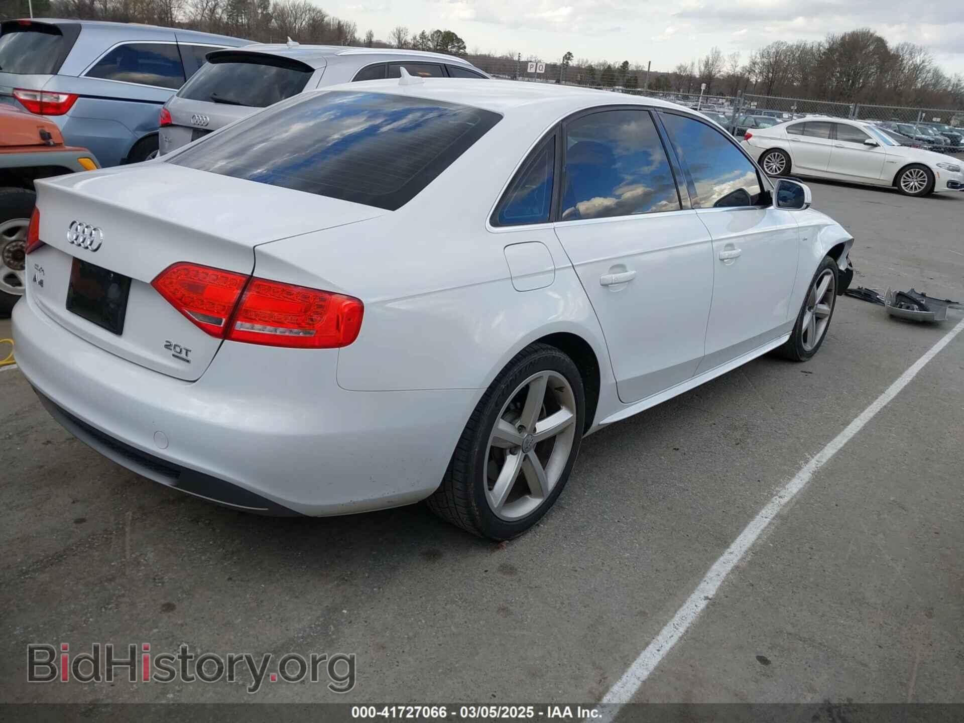2012 AUDI A4 - VIN: WAUFFAFL8CA118440 - Фото 4