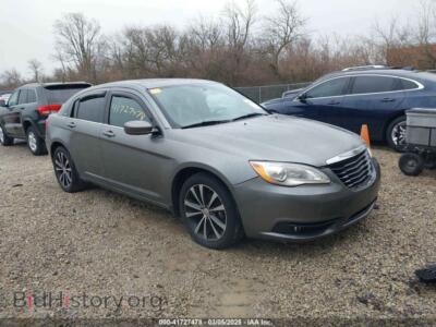 2013 Chrysler 200 Touring, серый — VIN 1C3CCBBG6DN712066, IAAI