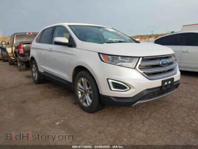 2016 Ford EDGE SEL, белый — VIN 2FMPK3J80GBB94113, IAAI