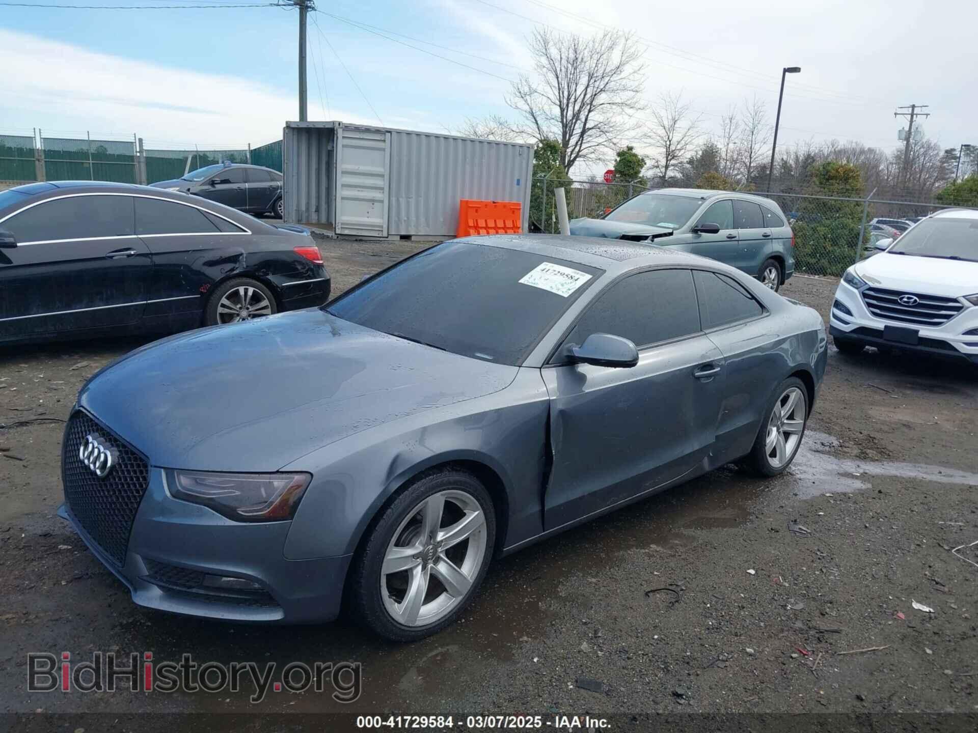 2013 AUDI A5 - VIN: WAULFAFR8DA070141 - Фото 2