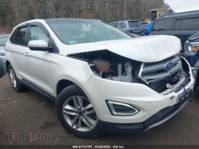 2016 Ford EDGE SEL, белый — VIN 2FMPK4J91GBB69879, IAAI