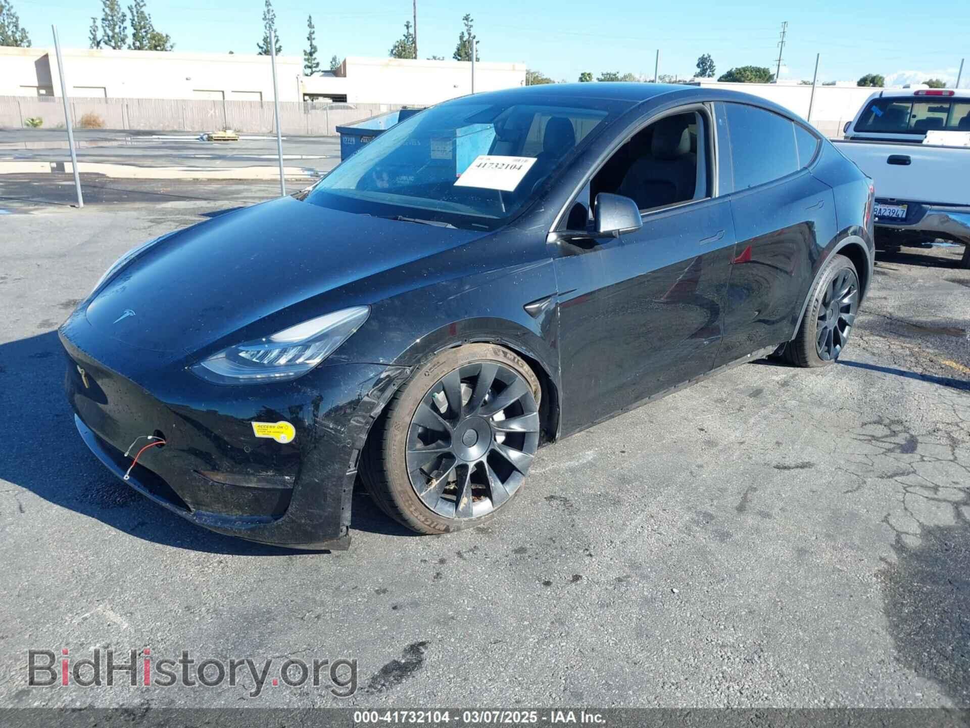 2021 TESLA MODEL Y - VIN: 5YJYGDEEXMF233997 - Фото 2