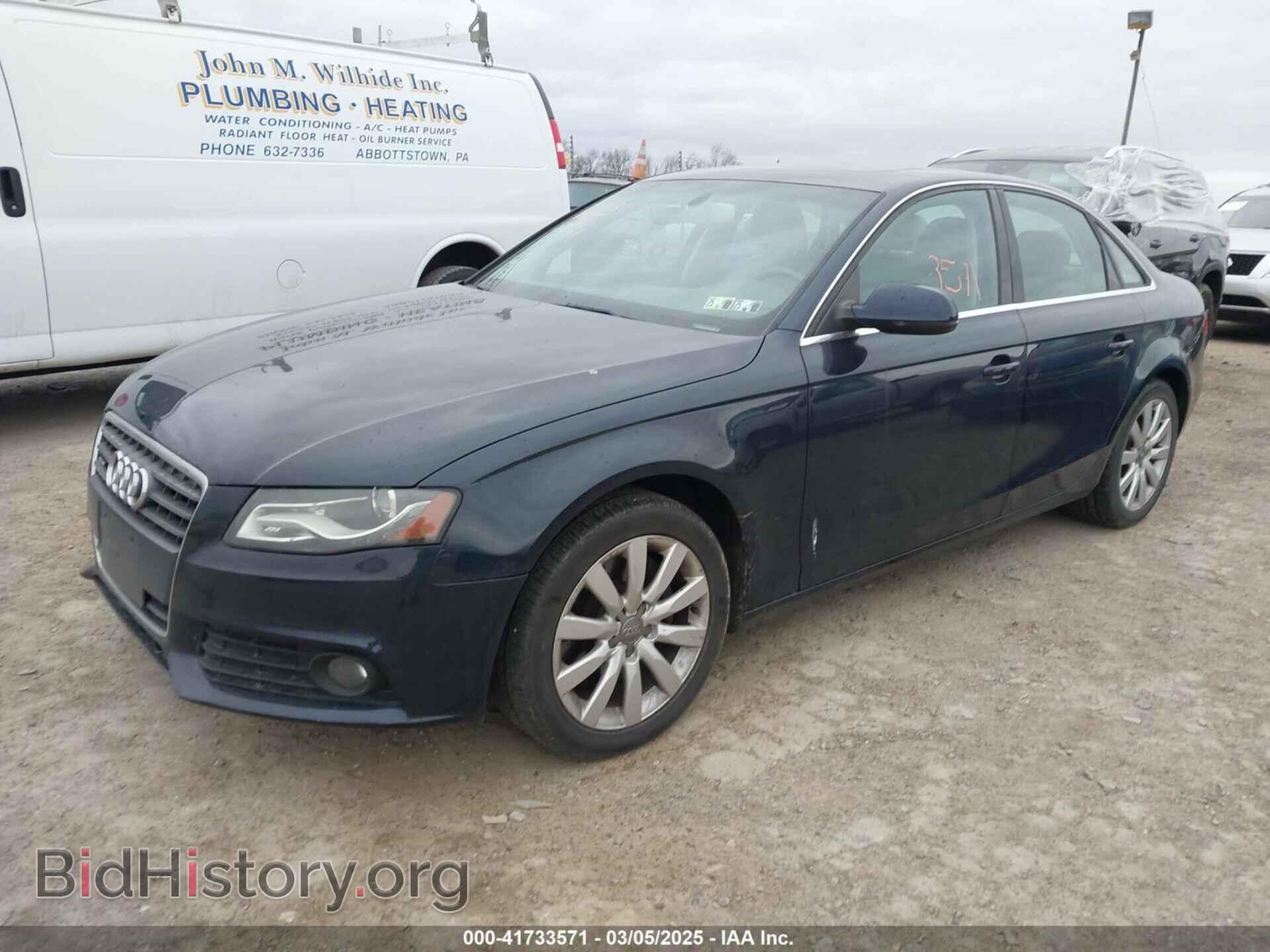 2011 AUDI A4 - VIN: WAUFFAFL2BN045508 - Фото 2