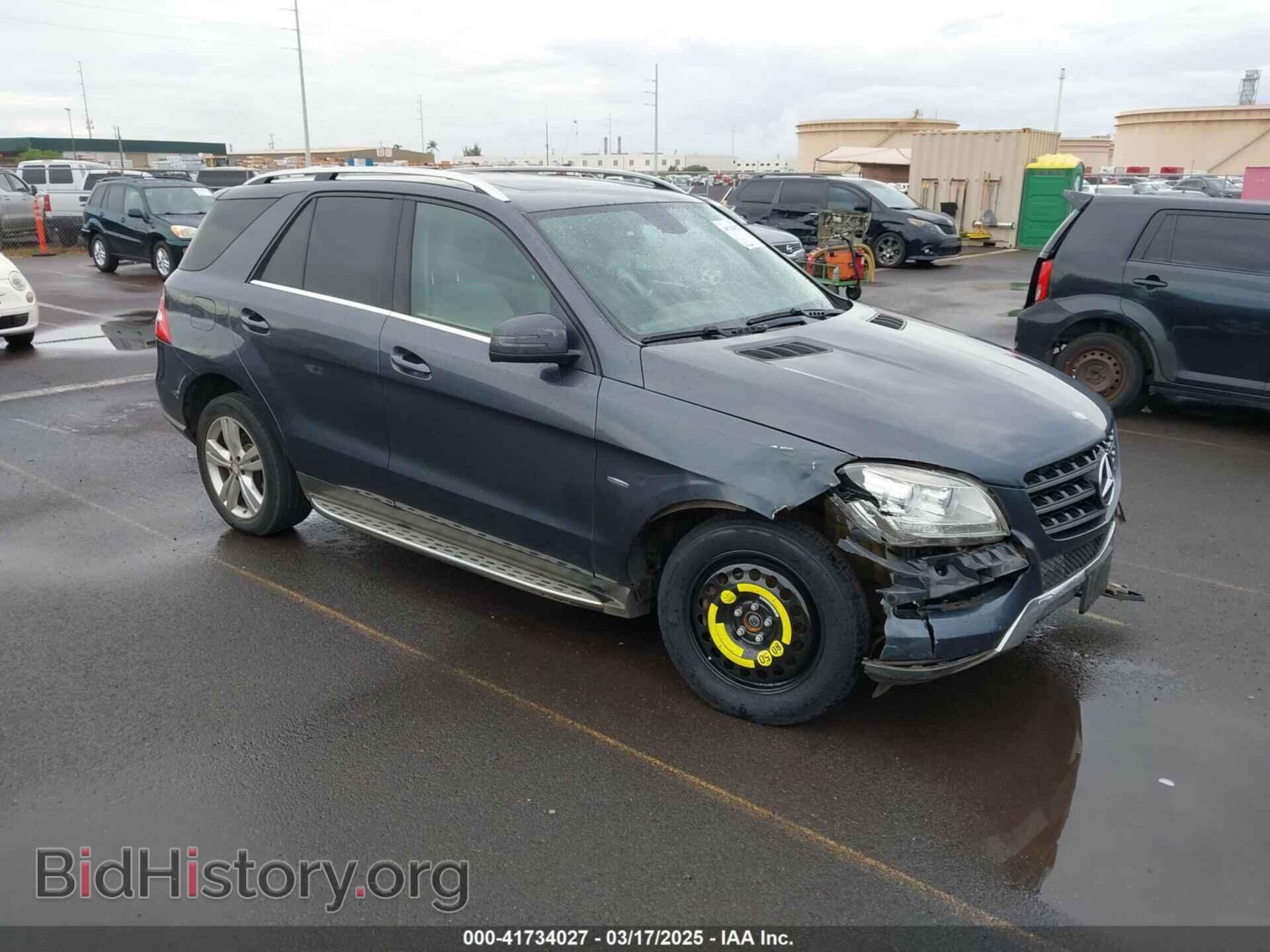 Photo 4JGDA5HB5CA038240 - MERCEDES-BENZ ML 350 2012