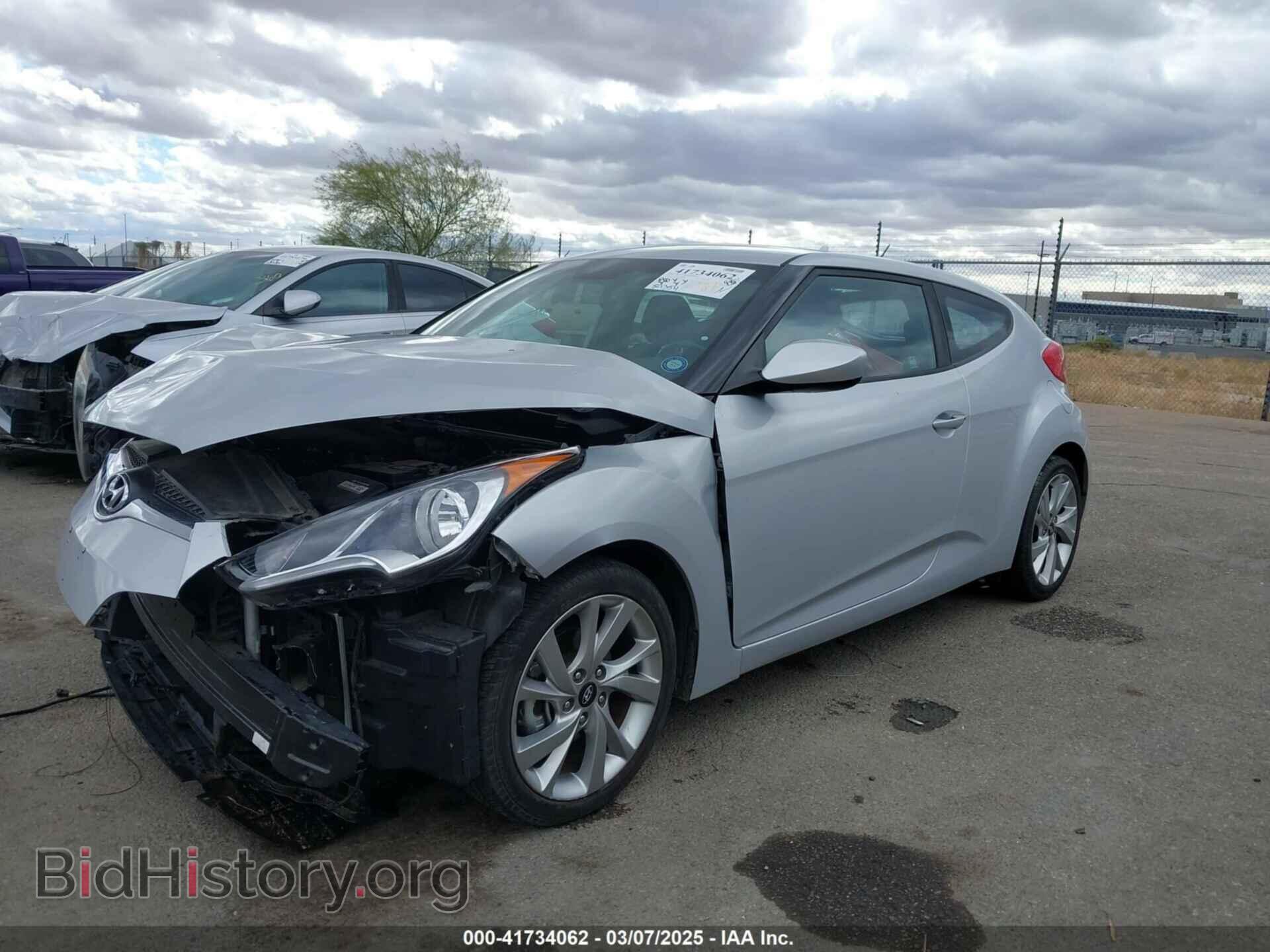 2017 HYUNDAI VELOSTER - VIN: KMHTC6AD2HU308084 - Фото 2