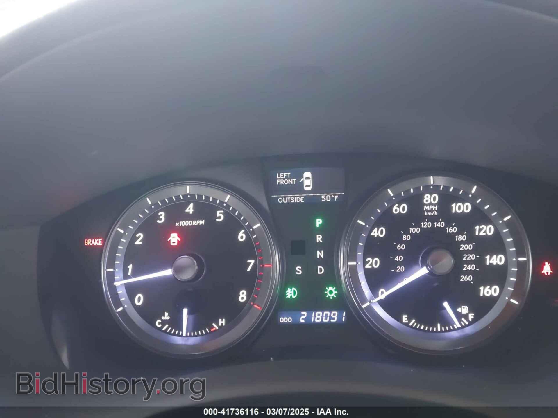 2012 LEXUS ES 350 - VIN: JTHBK1EG0C2506952 - Фото 7