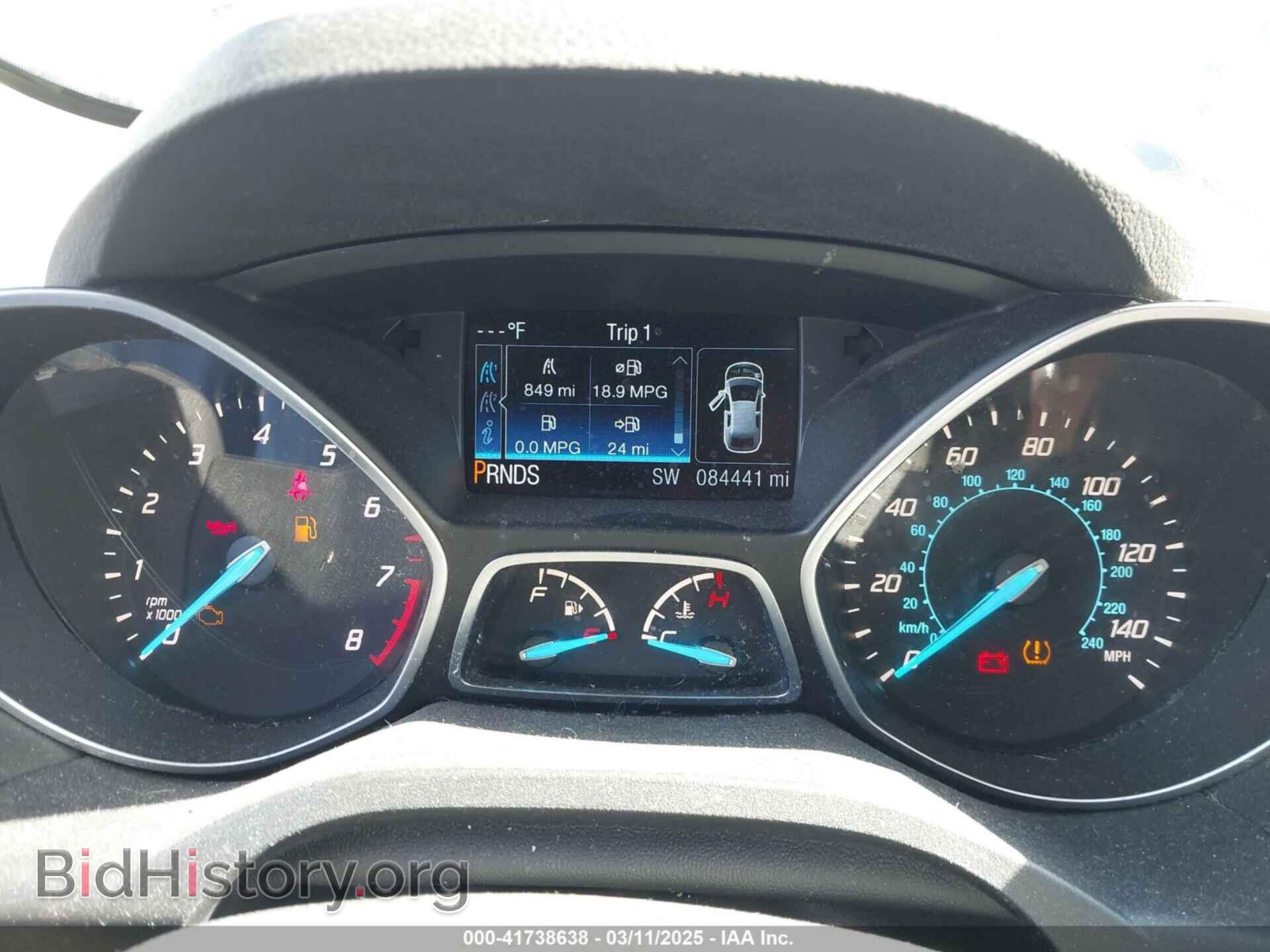 2014 FORD ESCAPE - VIN: 1FMCU9G91EUC28658 - Фото 7