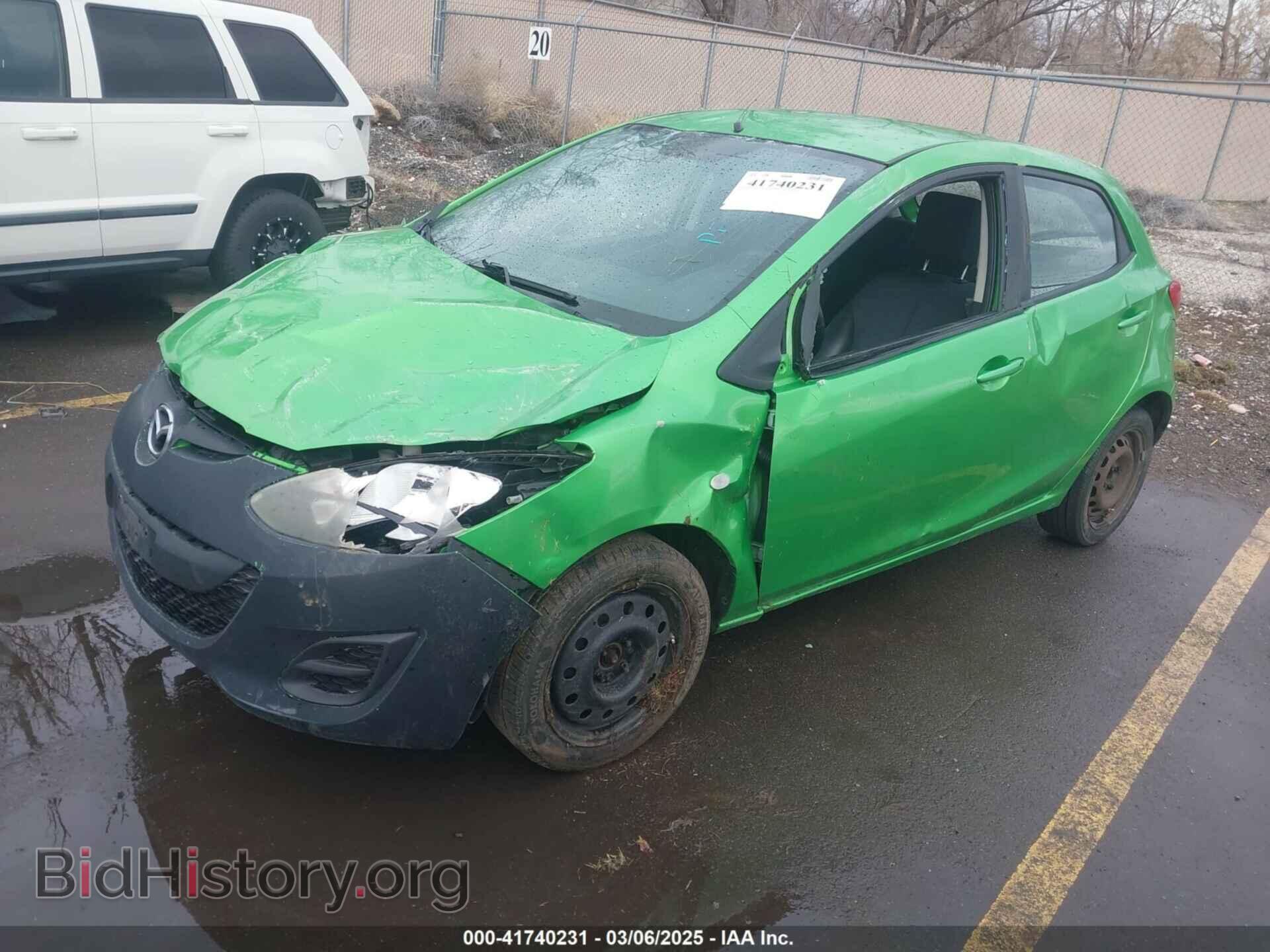 2011 MAZDA MAZDA2 - VIN: JM1DE1HY9B0107408 - Фото 2