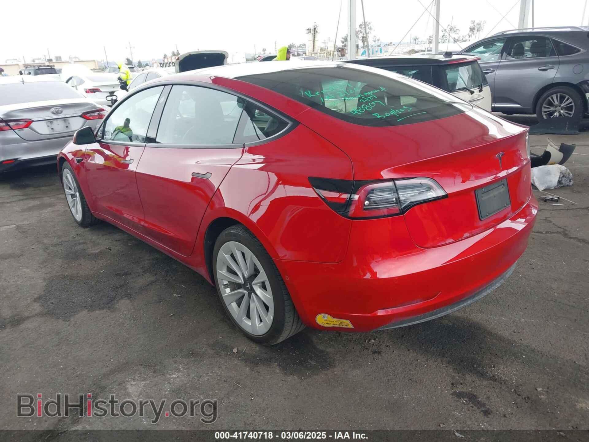2022 TESLA MODEL 3 - VIN: 5YJ3E1EA8NF177409 - Фото 3