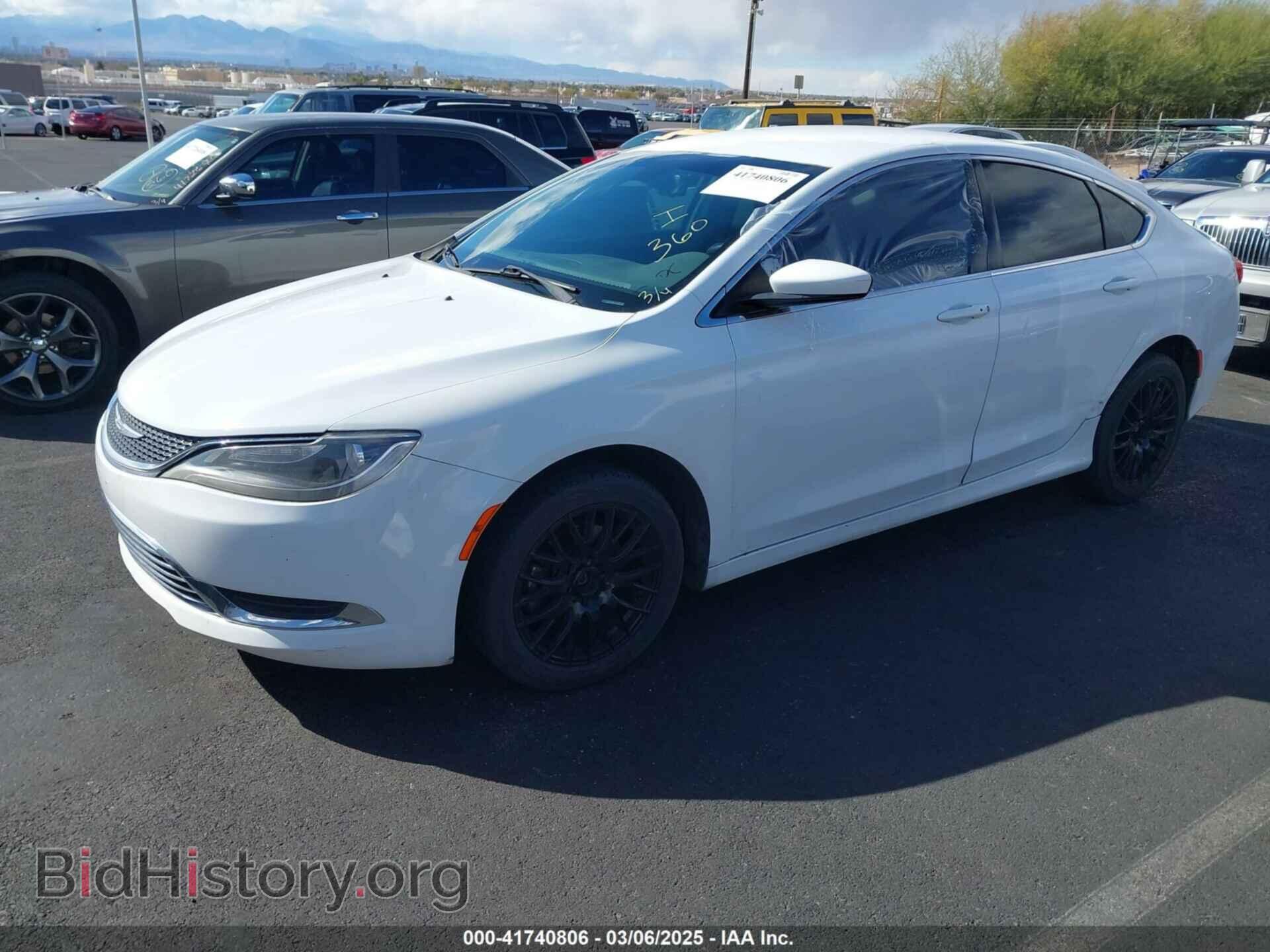2015 CHRYSLER 200 - VIN: 1C3CCCAB7FN746886 - Фото 2