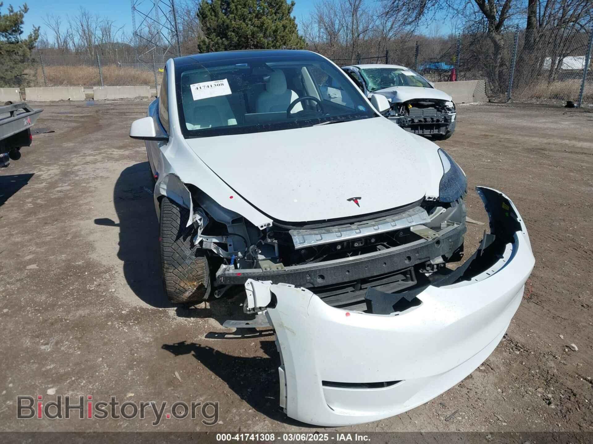 2022 TESLA MODEL Y - VIN: 7SAYGDEF2NF372096 - Фото 6