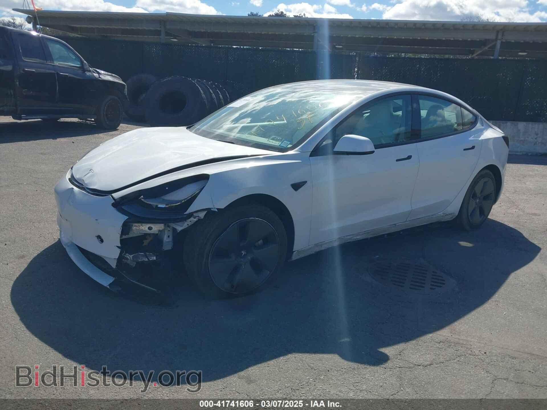2022 TESLA MODEL 3 - VIN: 5YJ3E1EA4NF169940 - Фото 2