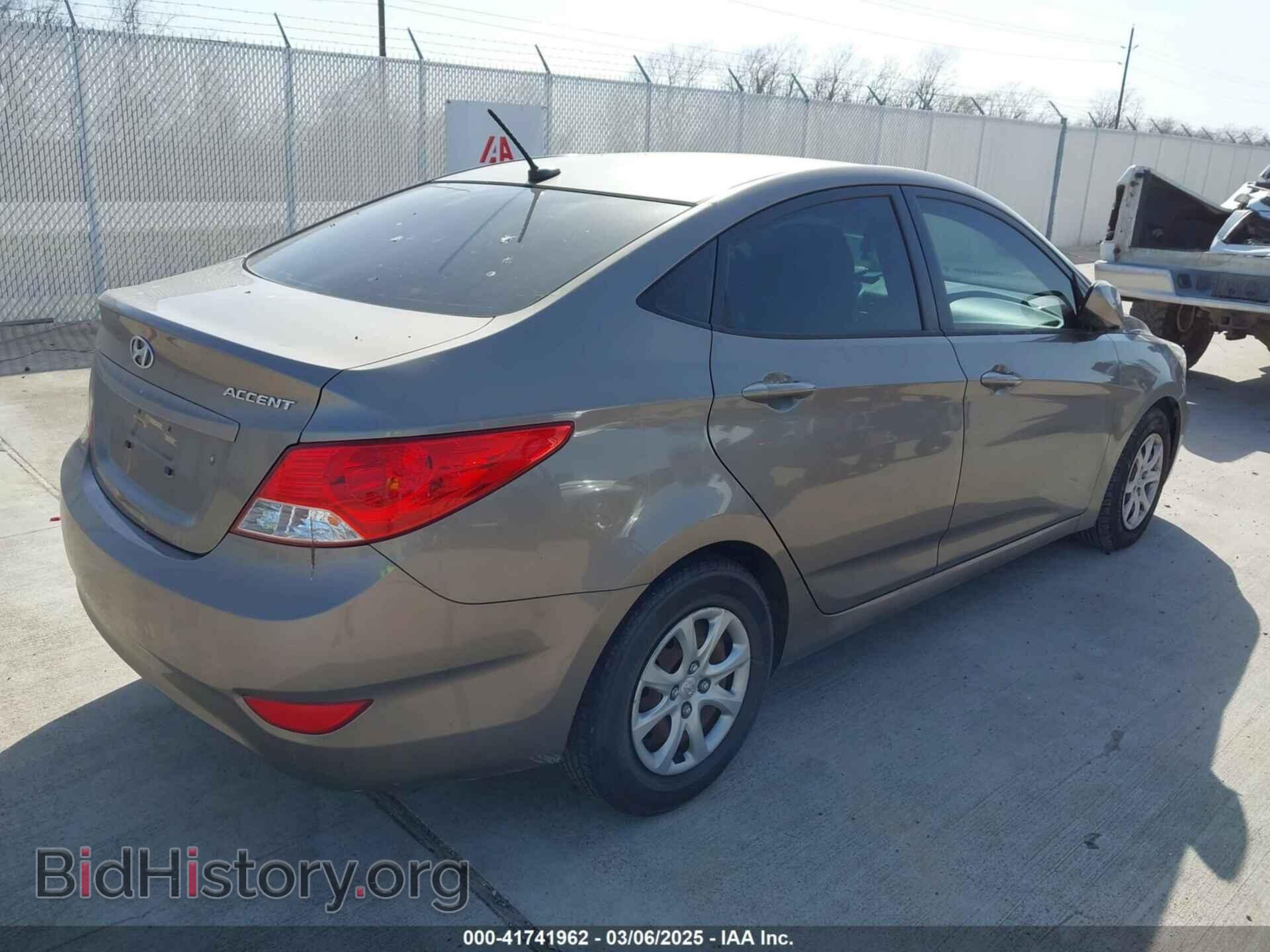 2013 HYUNDAI ACCENT - VIN: KMHCT4AE6DU539285 - Фото 4