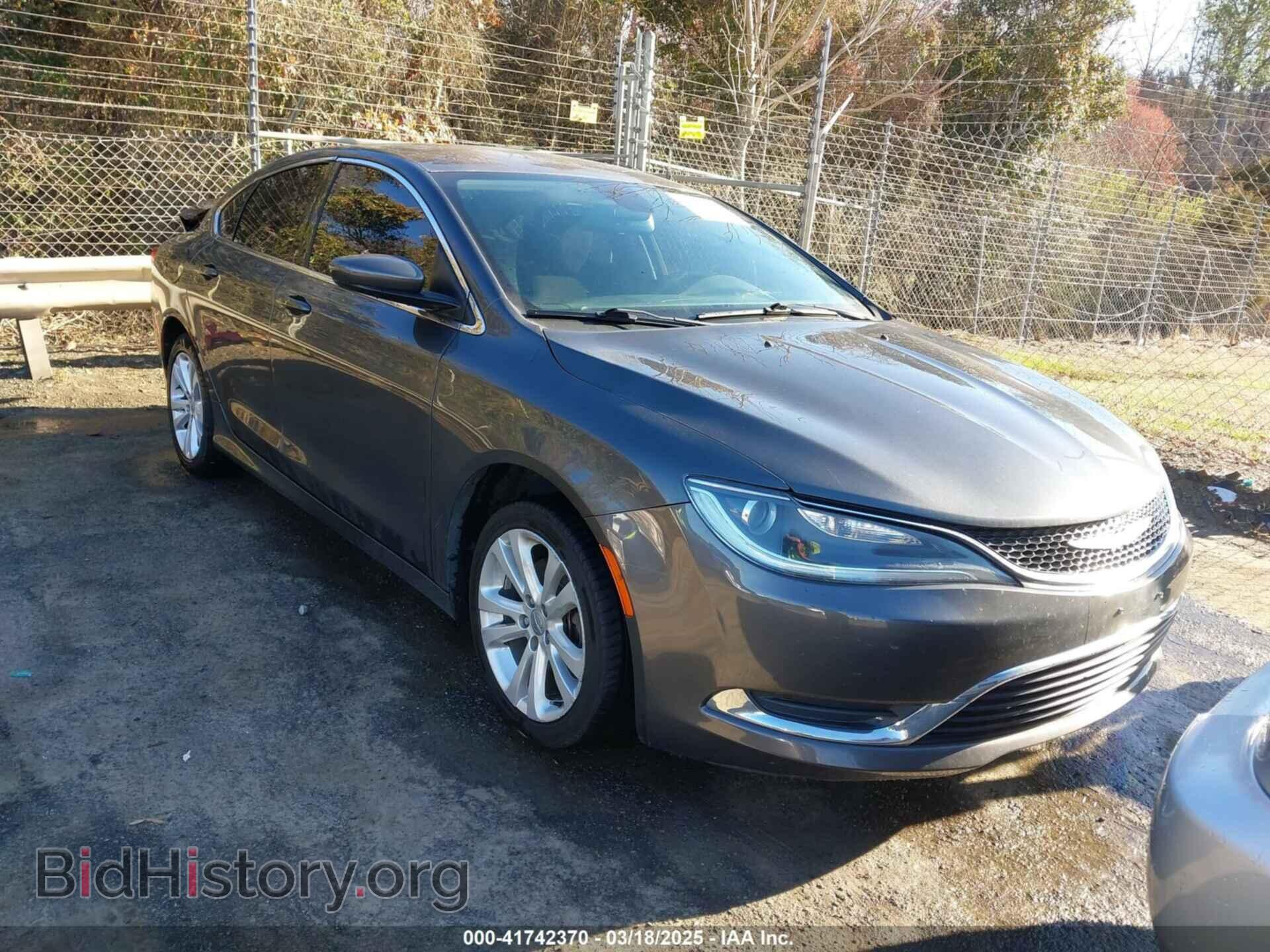 Фотография 1C3CCCAB5GN173911 - CHRYSLER 200 2016