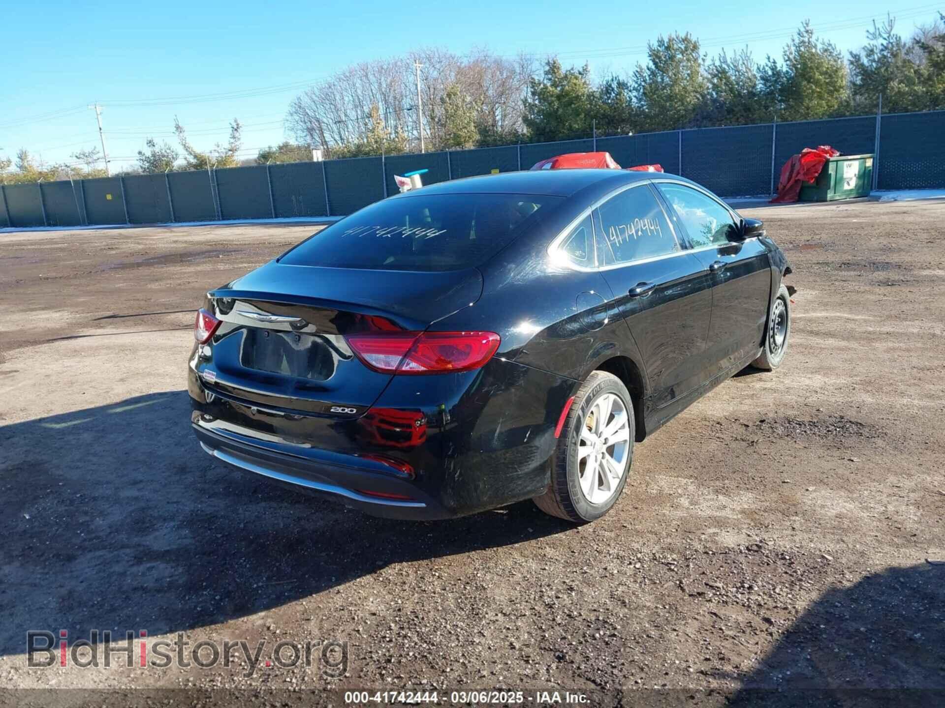 2016 CHRYSLER 200 - VIN: 1C3CCCAB0GN185626 - Фото 4