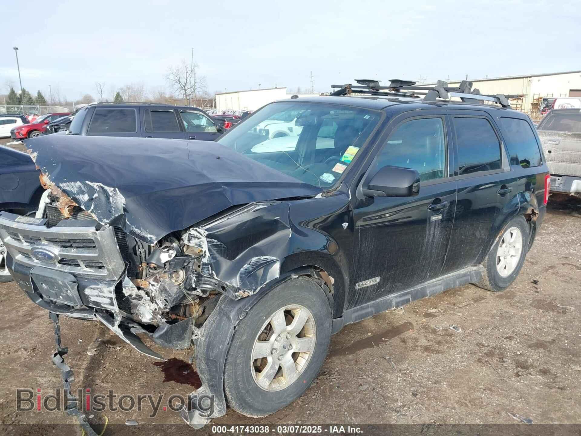 2008 FORD ESCAPE - VIN: 1FMCU04168KB67107 - Фото 2