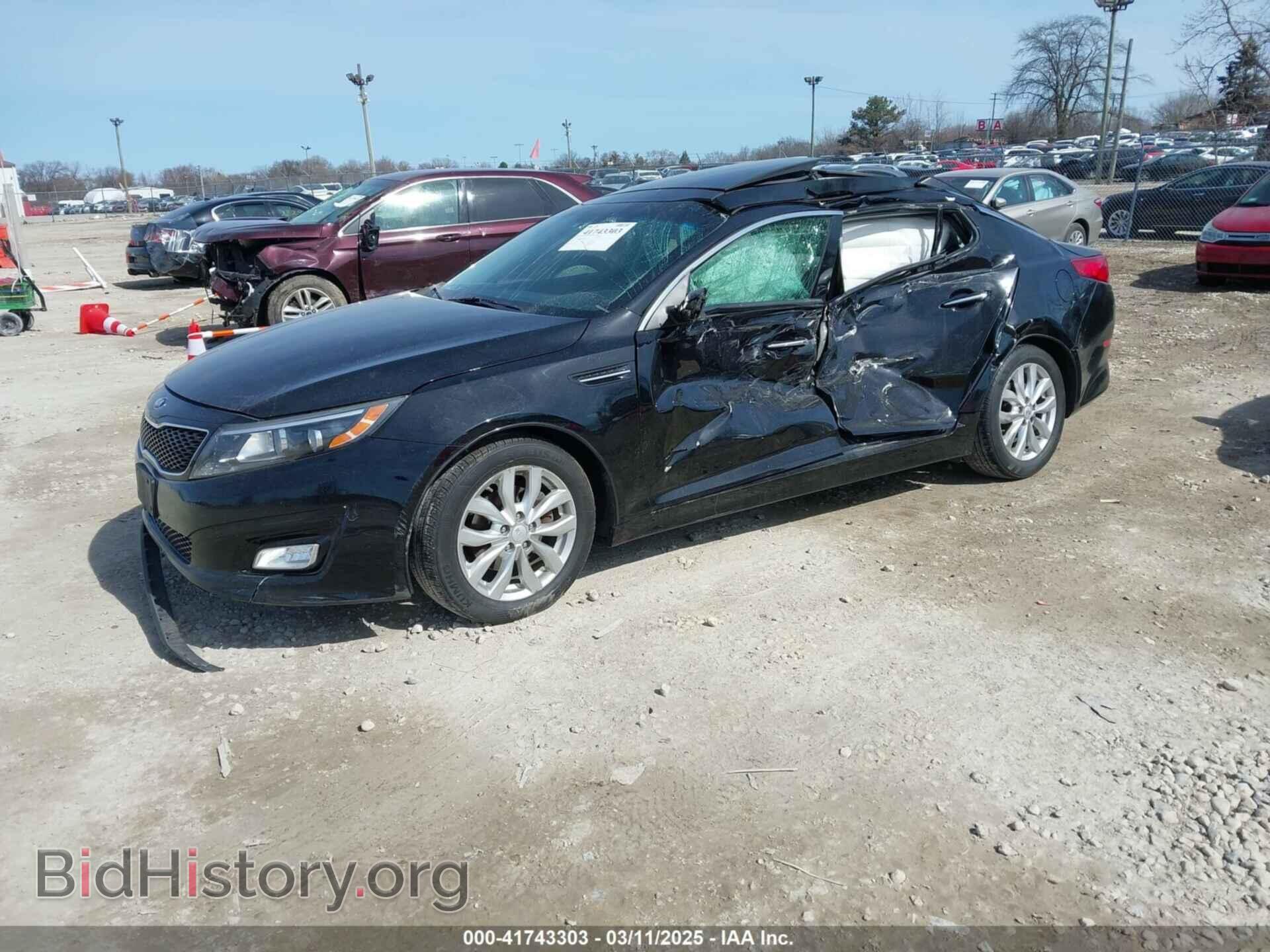 2014 KIA OPTIMA - VIN: 5XXGN4A71EG281654 - Фото 2