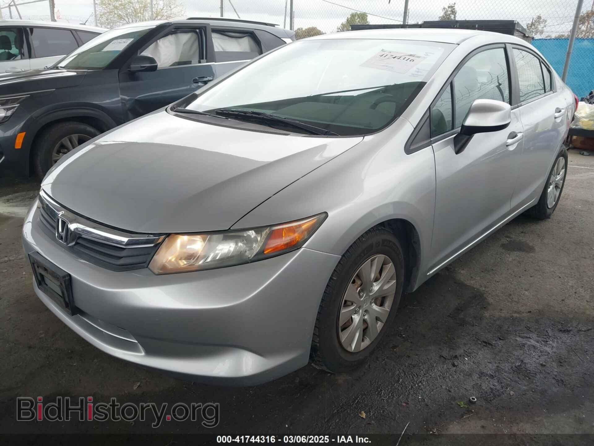 2012 HONDA CIVIC - VIN: 19XFB2F56CE342924 - Фото 2