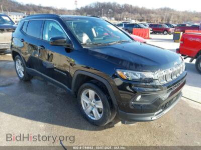 2022 Jeep COMPASS Latitude 4X4, black — VIN 3C4NJDBB9NT210065, IAAI