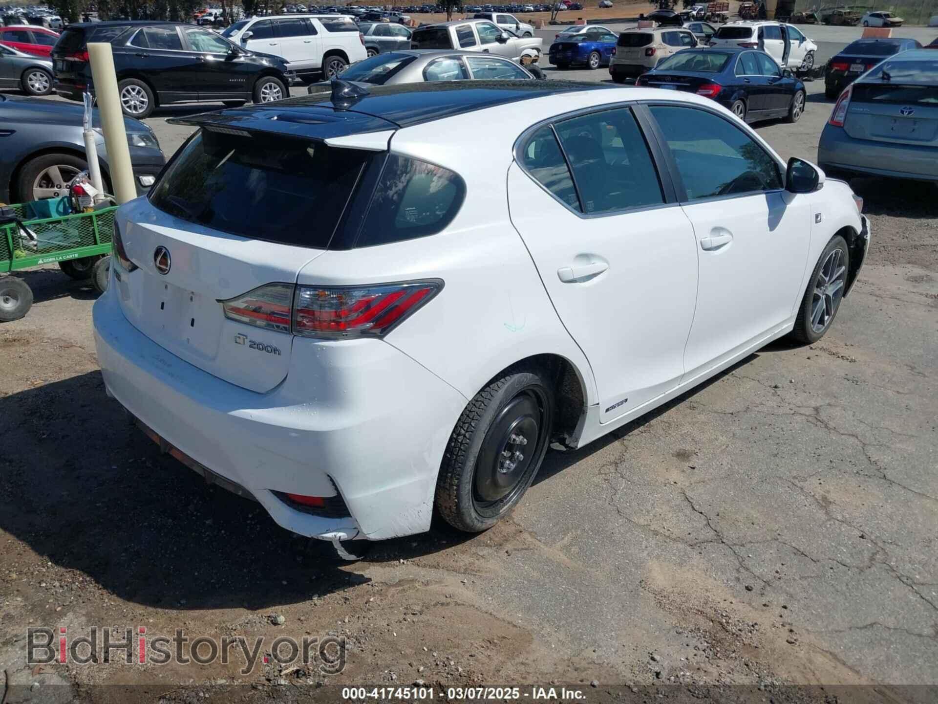 2017 LEXUS CT 200H - VIN: JTHKD5BH0H2290302 - Фото 4